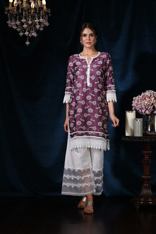 Iris Kurta (Purple)
