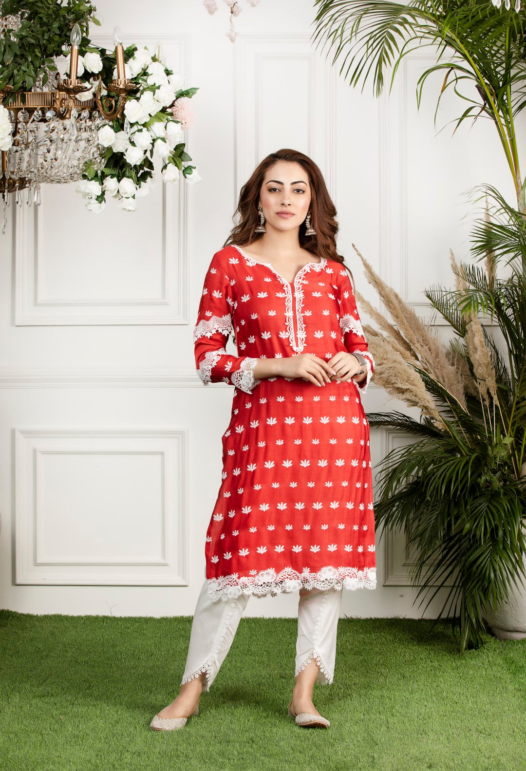 Water Lilly Kurta Set