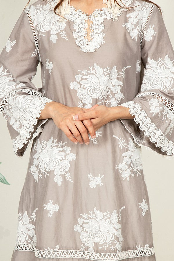 Sunflower Kurta and Bell Bottom