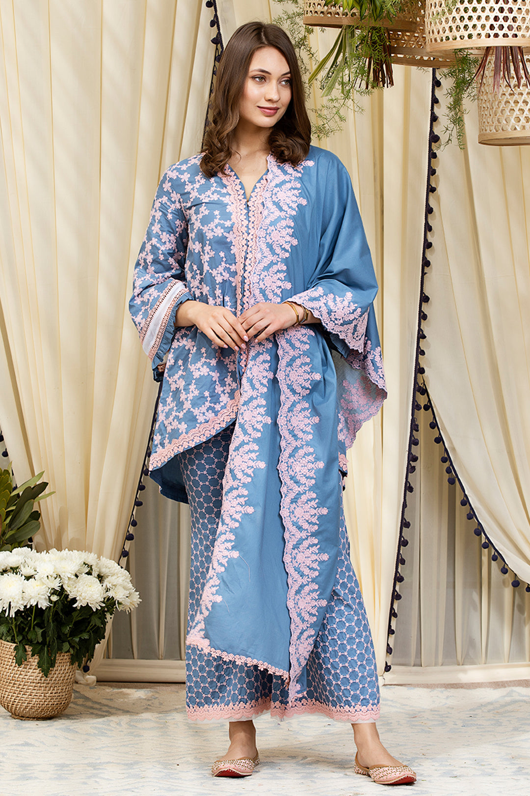 Mulmul Supima Cotton Zeta Kurta