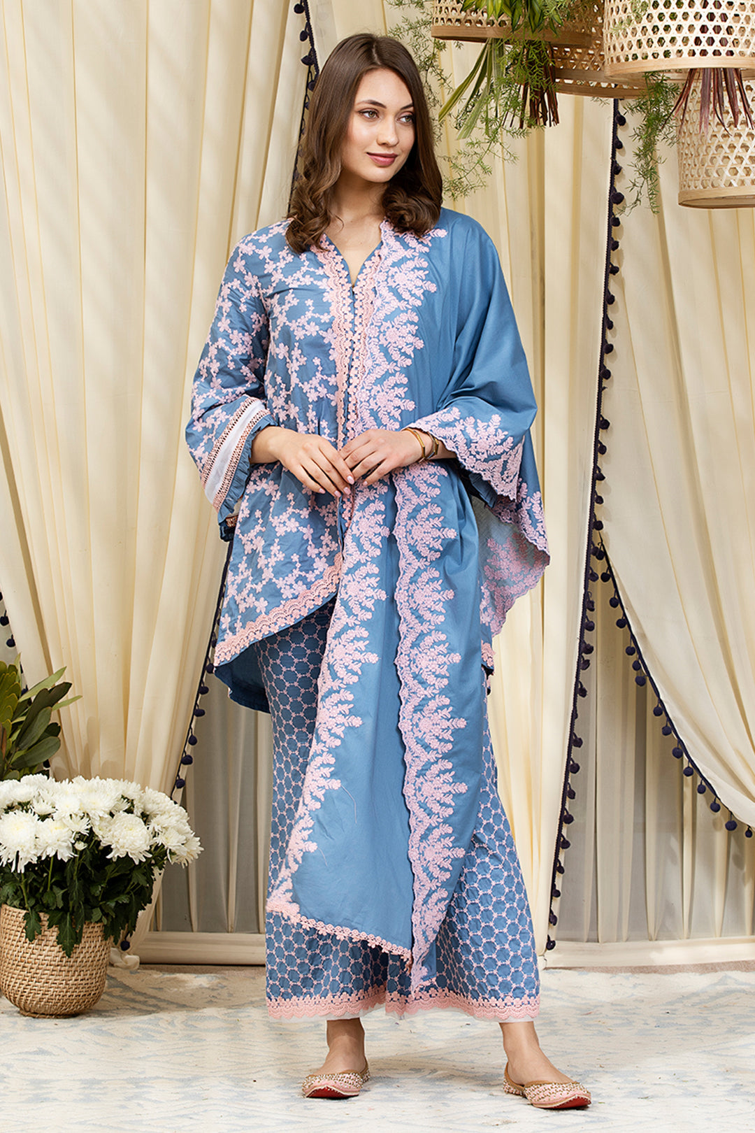 Mulmul Supima Cotton Zeta Kurta