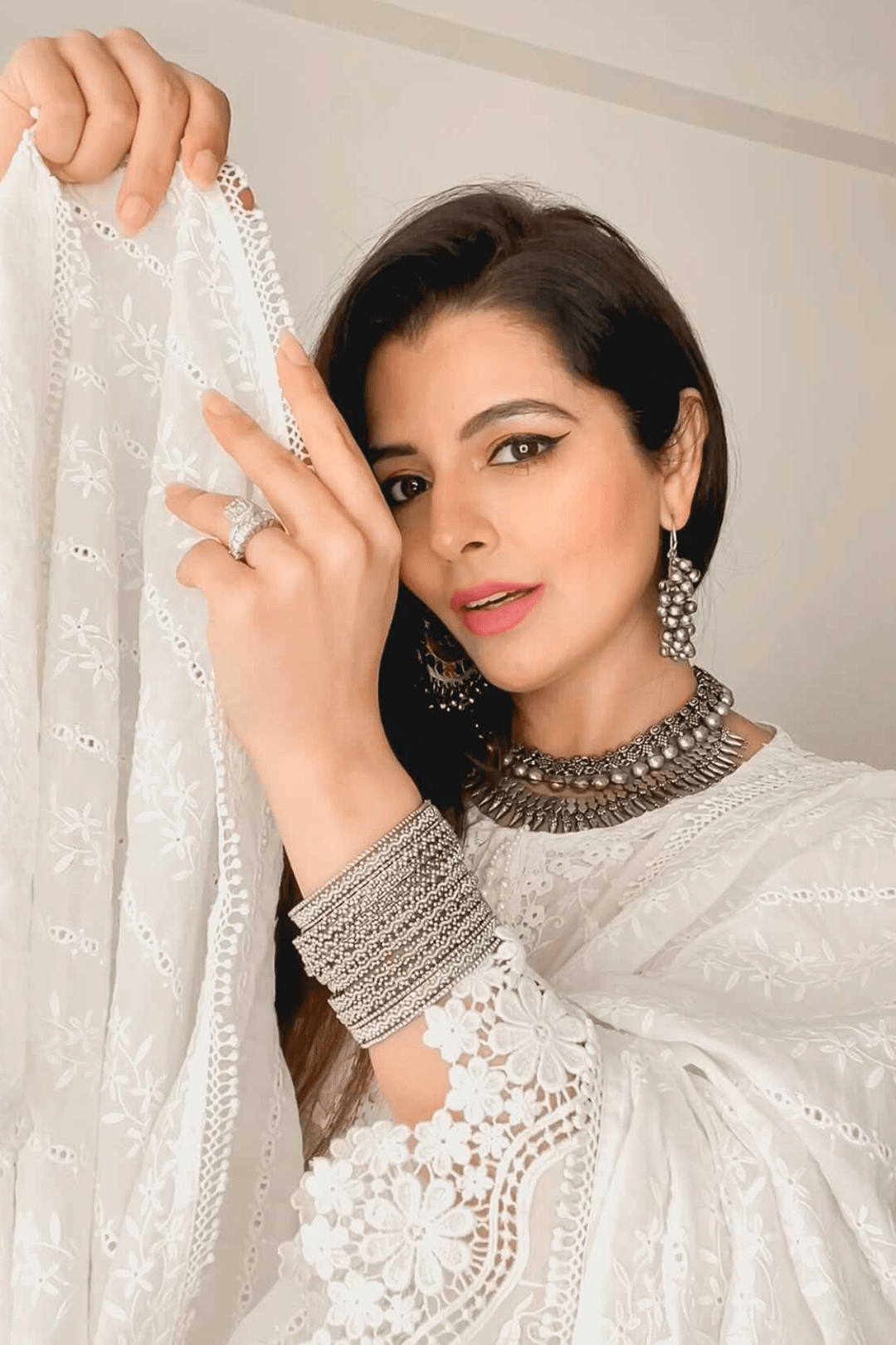 Mulmul Cotton BayBreeze Kurta With Sage Pant