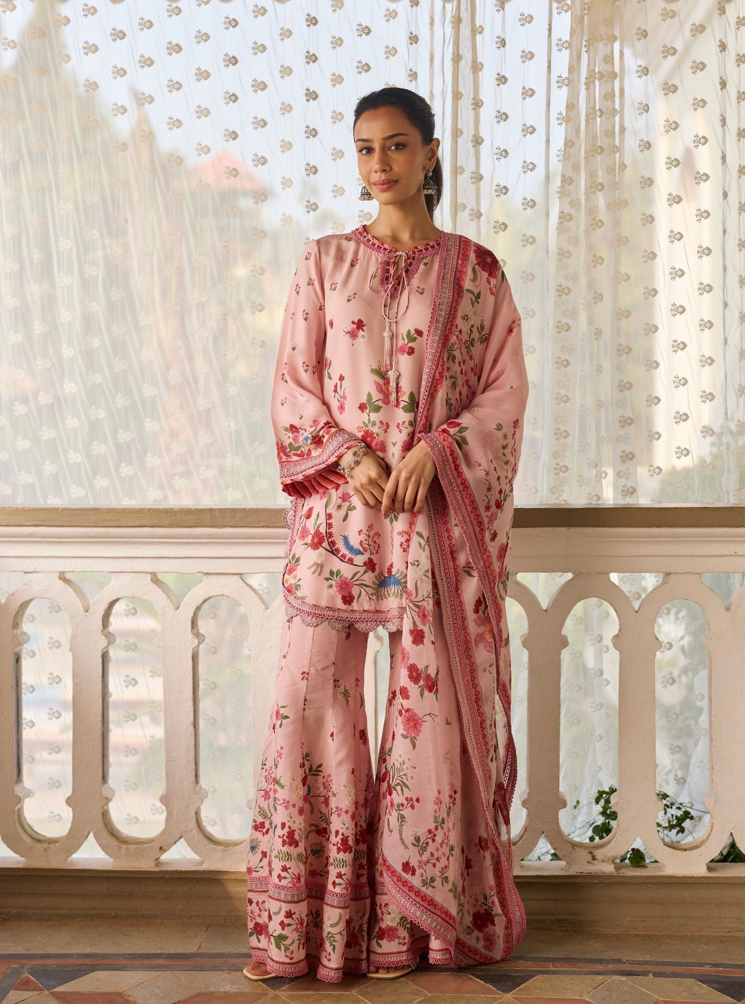 Lirae Lawn Pink Kurta Set