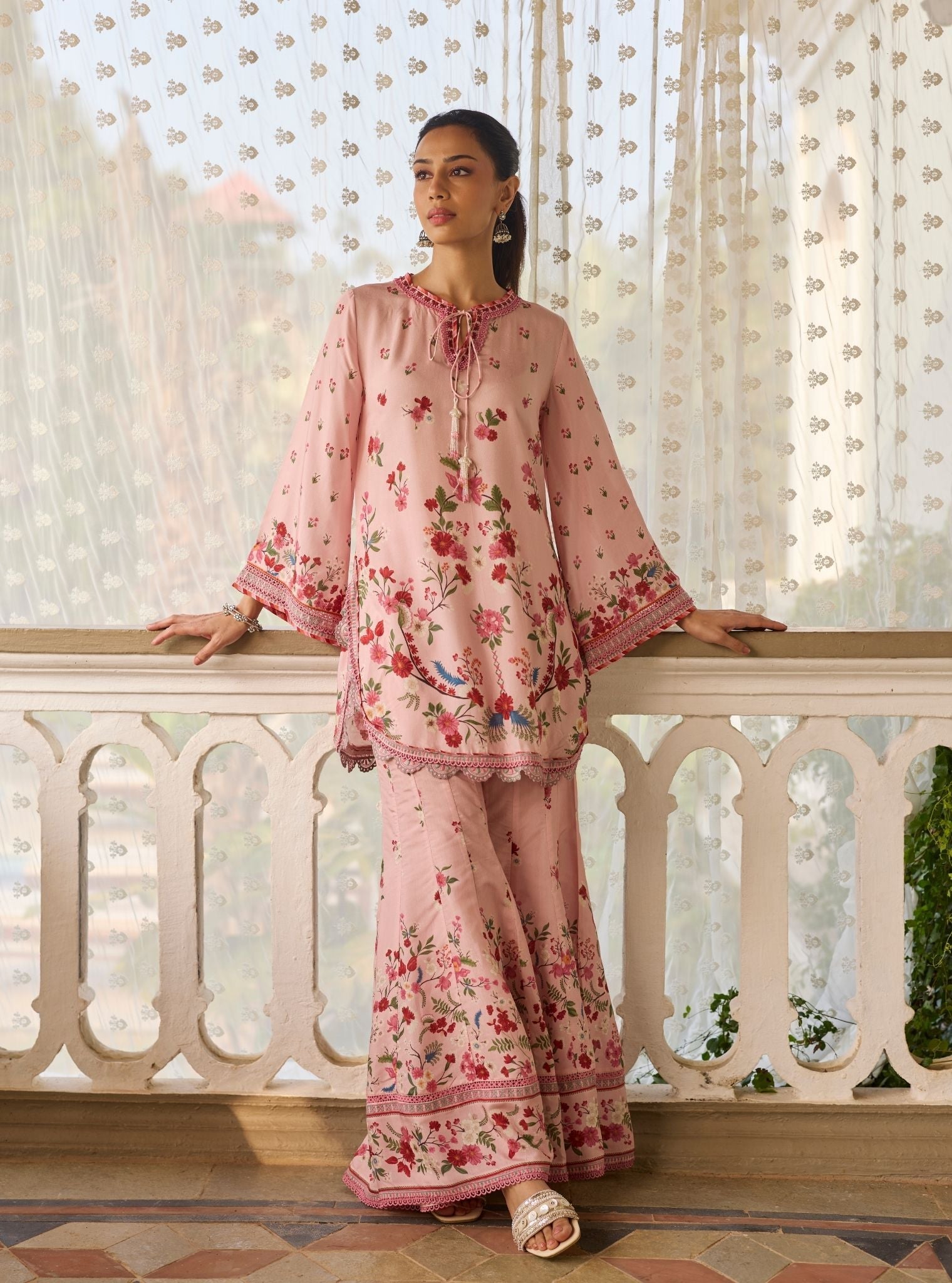 Lirae Lawn Pink Kurta Set