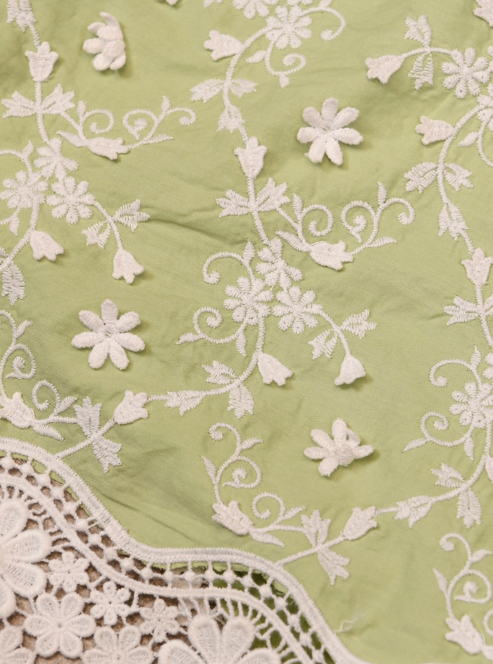 Mulmul Supima Cotton Baybreeze Green Kurta