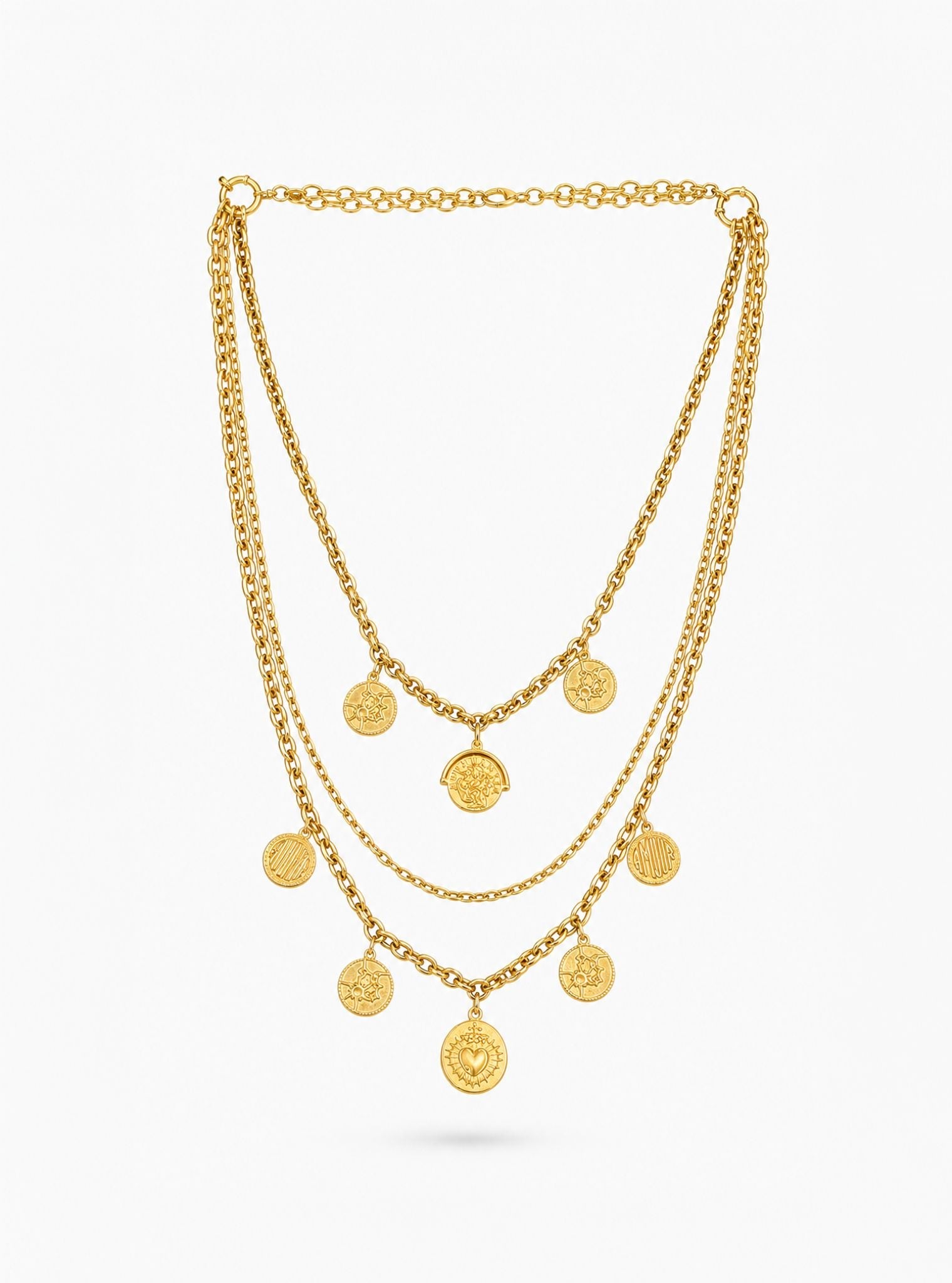 Long Coin Necklace