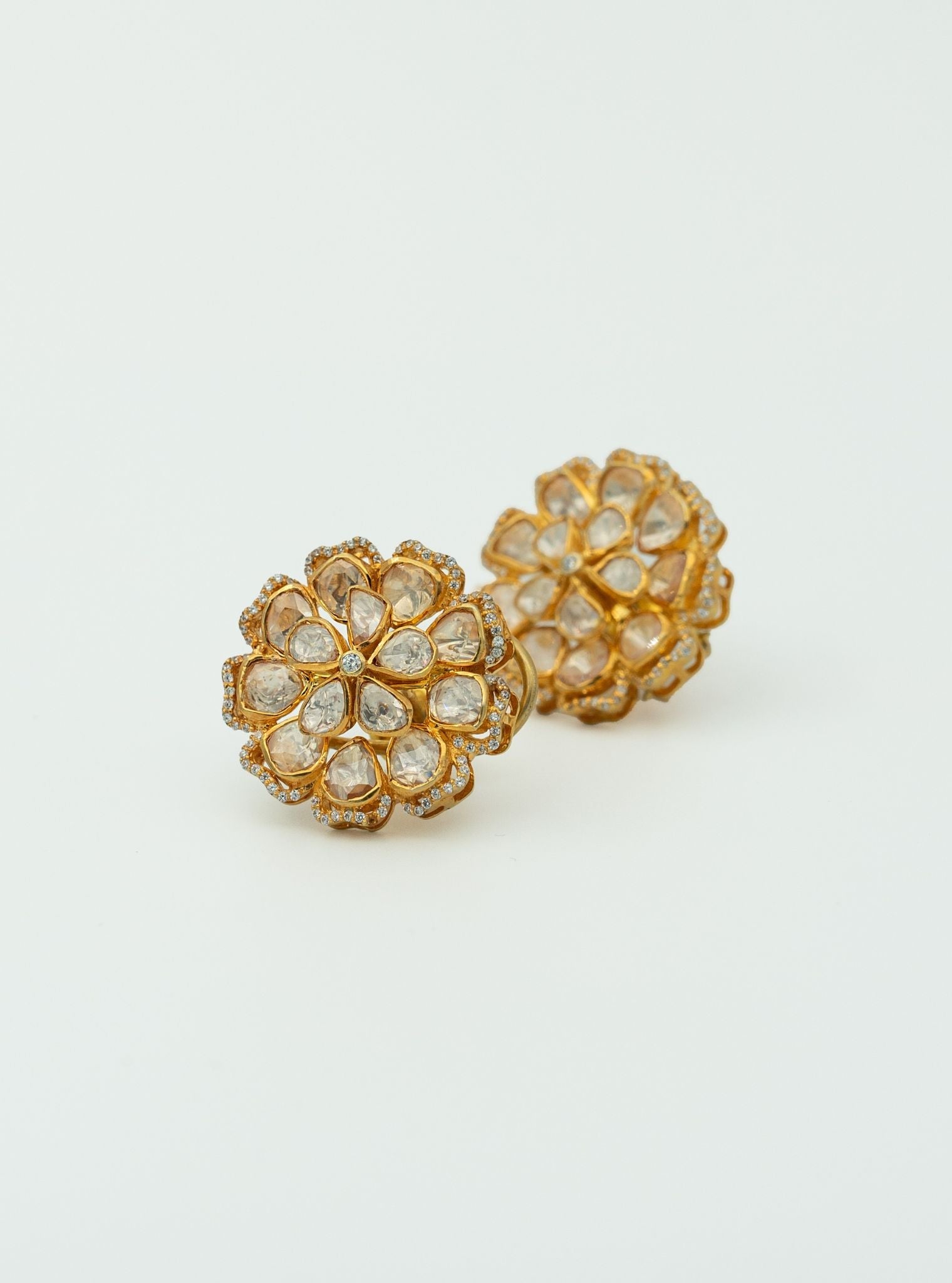 Pure Silver Falah Studs