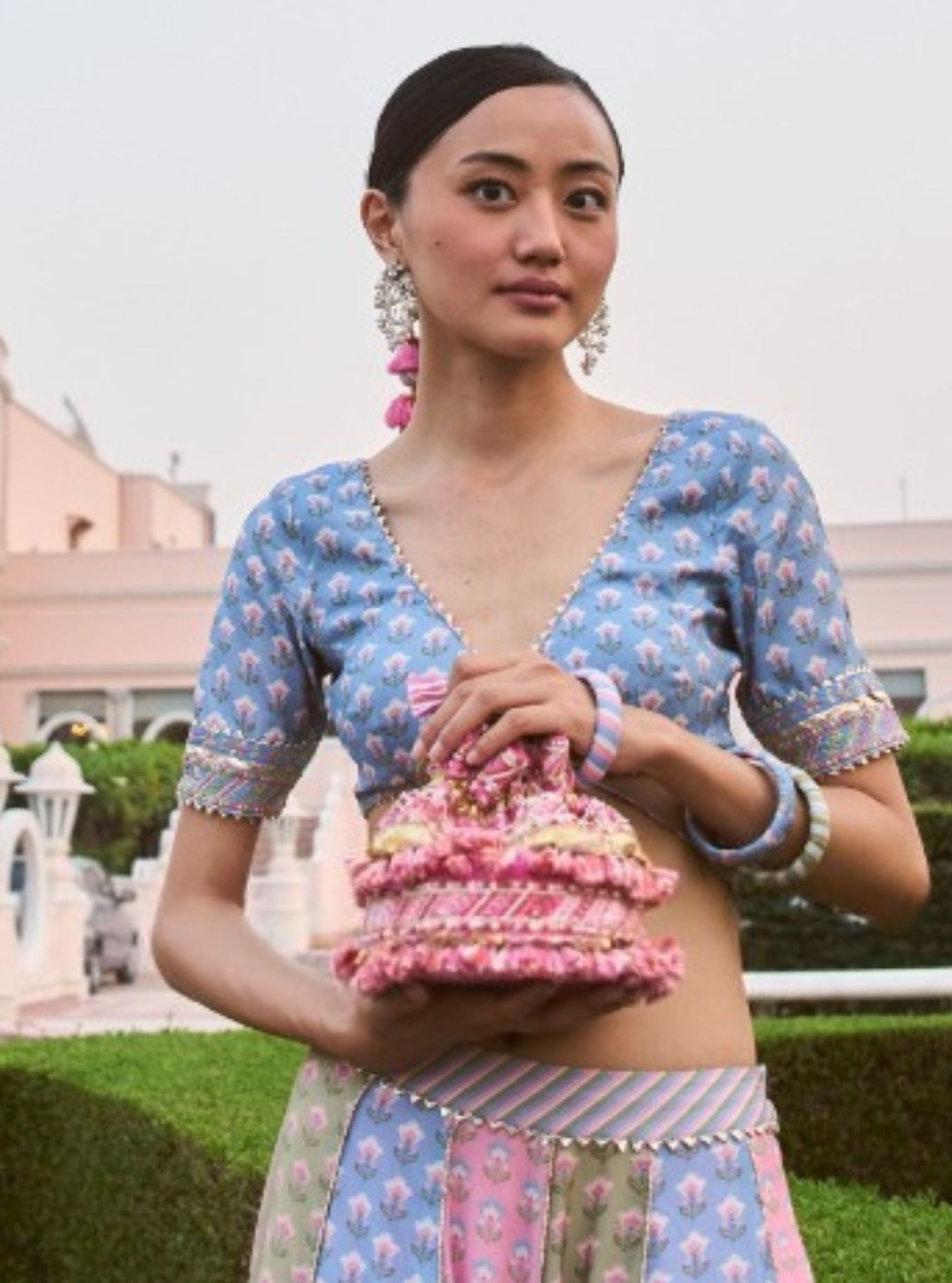 Ruby Pink Potli Bag