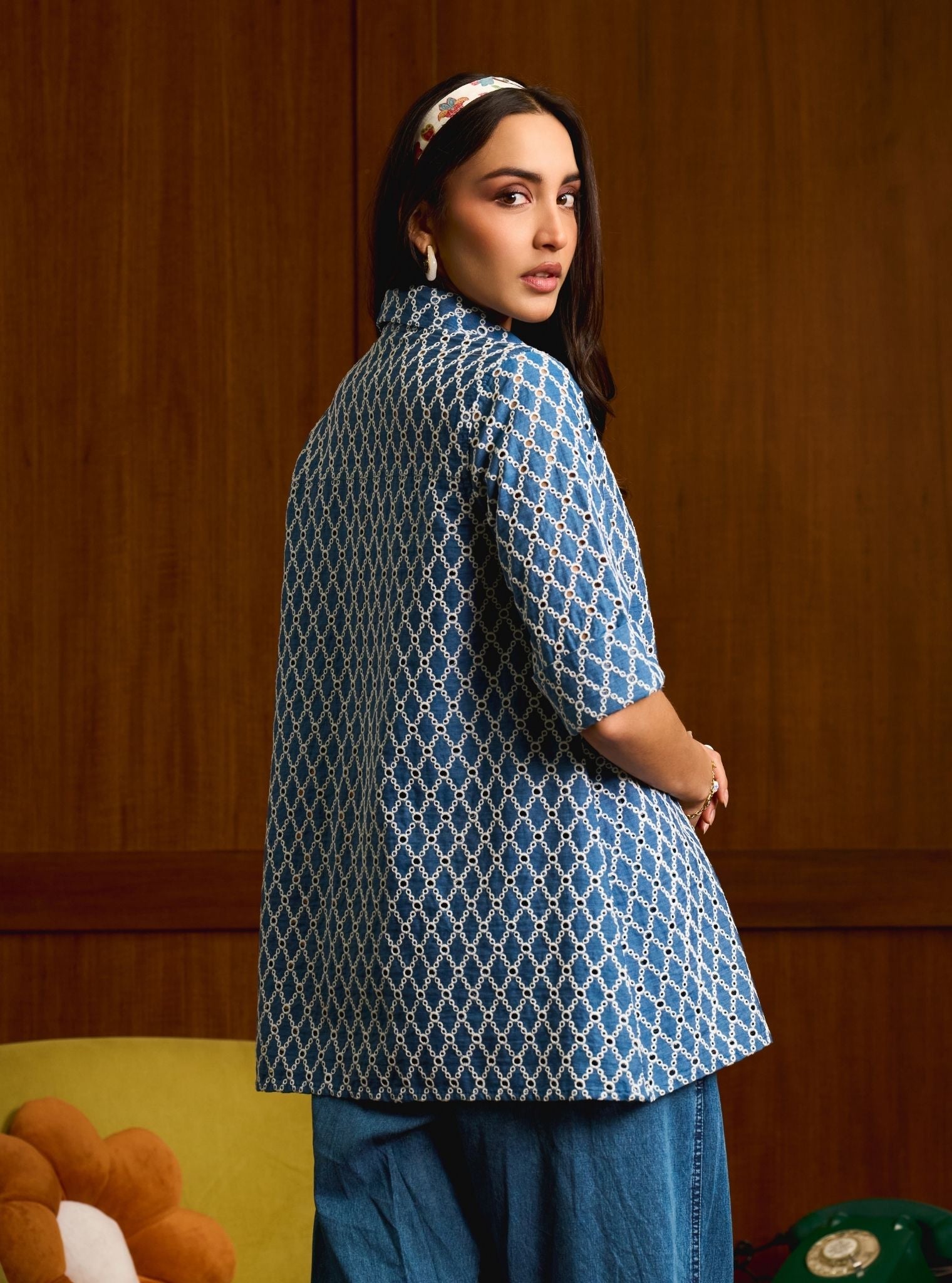 Tiri Denim White Shirt