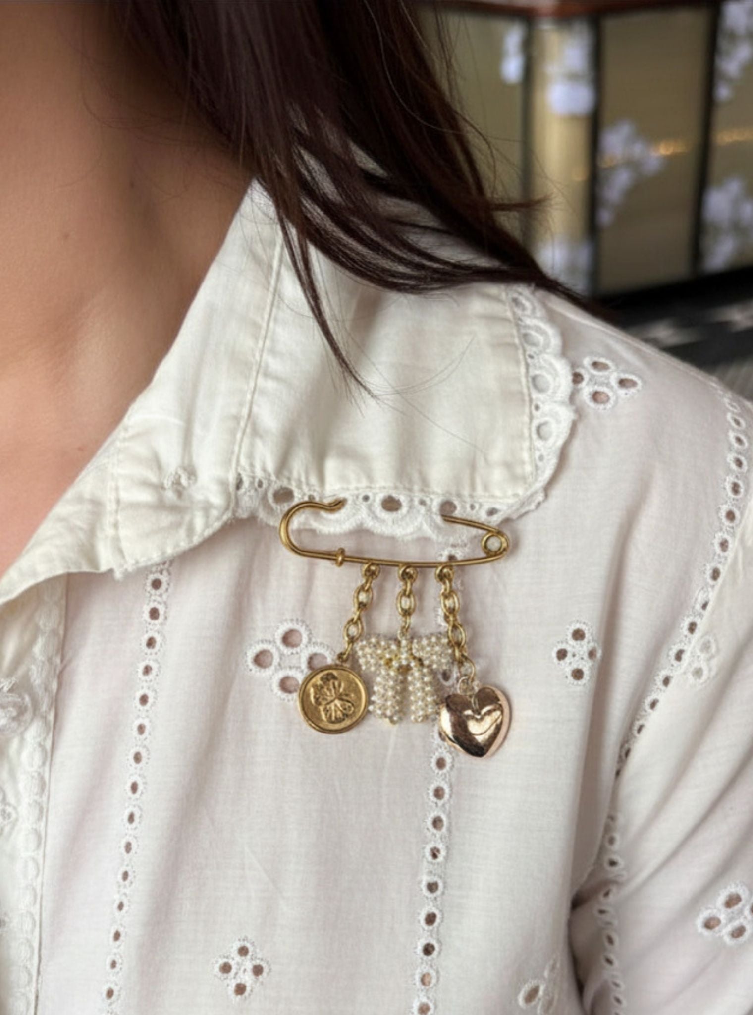Golden Garden Brooch