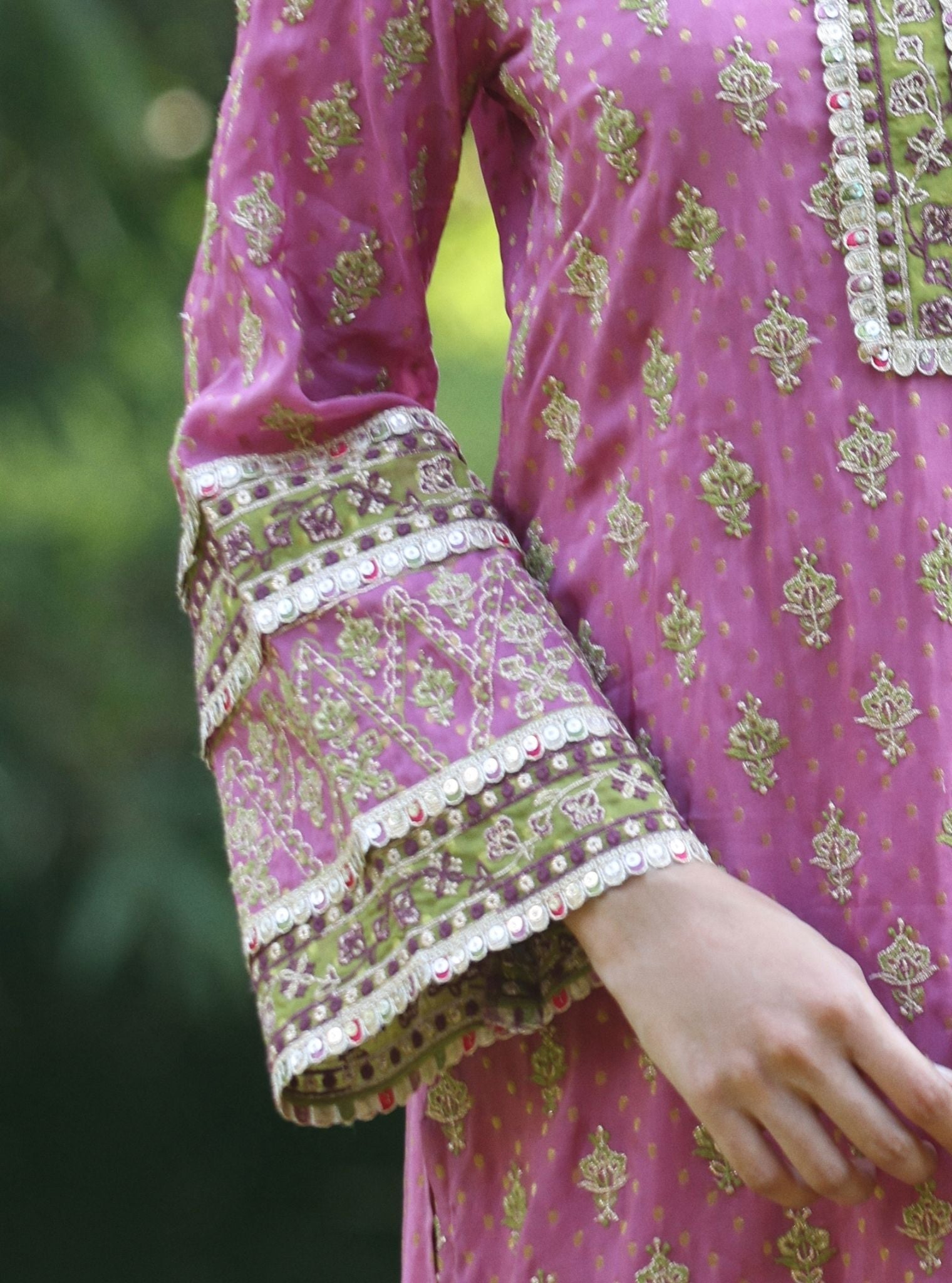 Dhoom Banarsi Plum Kurta Set