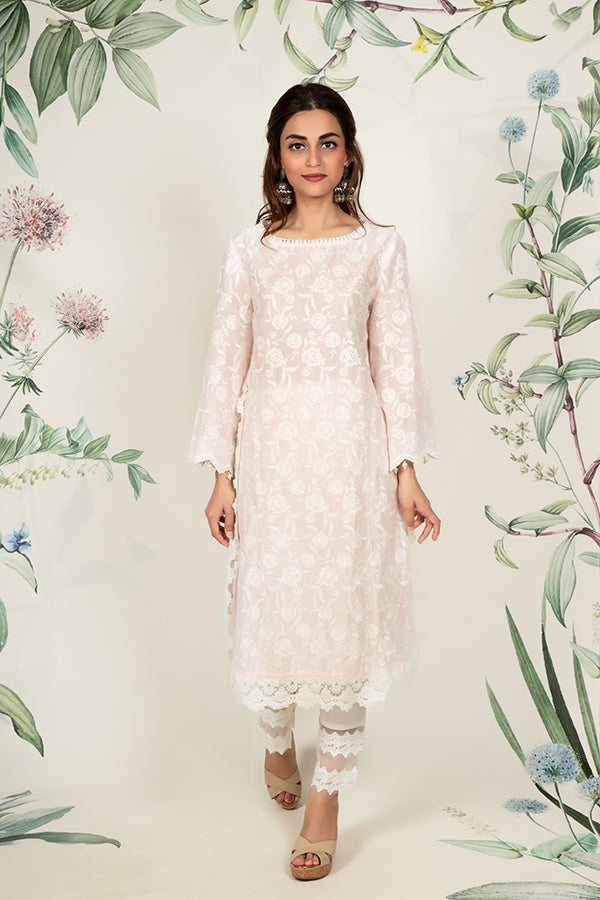 Rosebud Kurta and Dhoti Pyajama