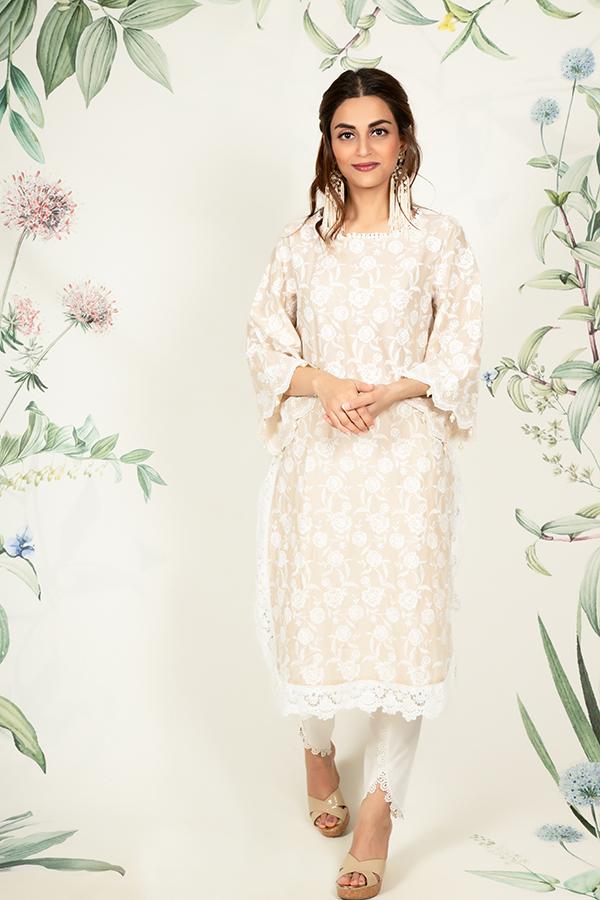 Rosebud Kurta and Dhoti Pyajama
