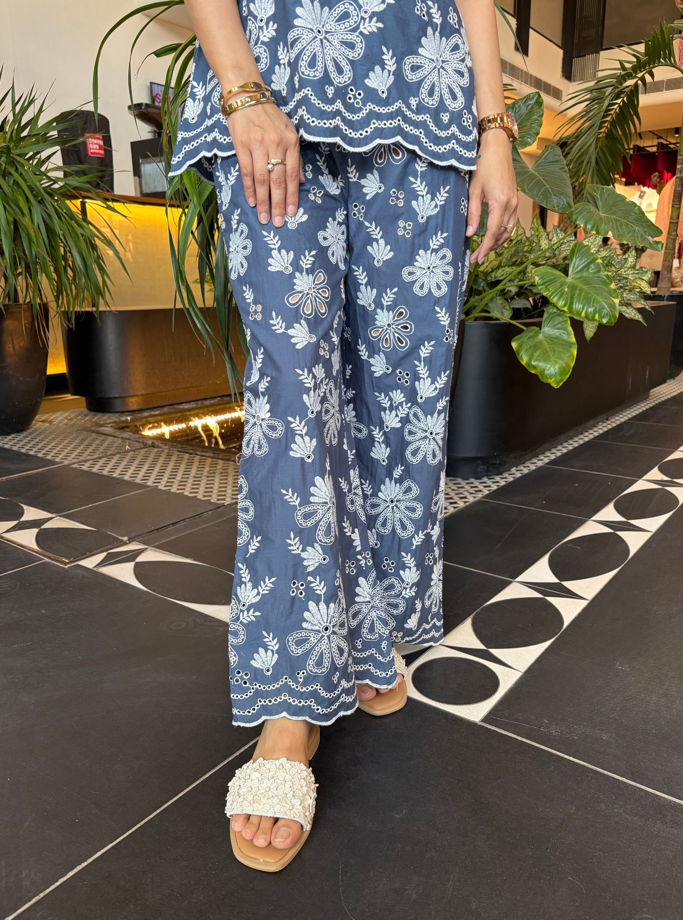 Neve Supima Cotton Navy Co-ord Set