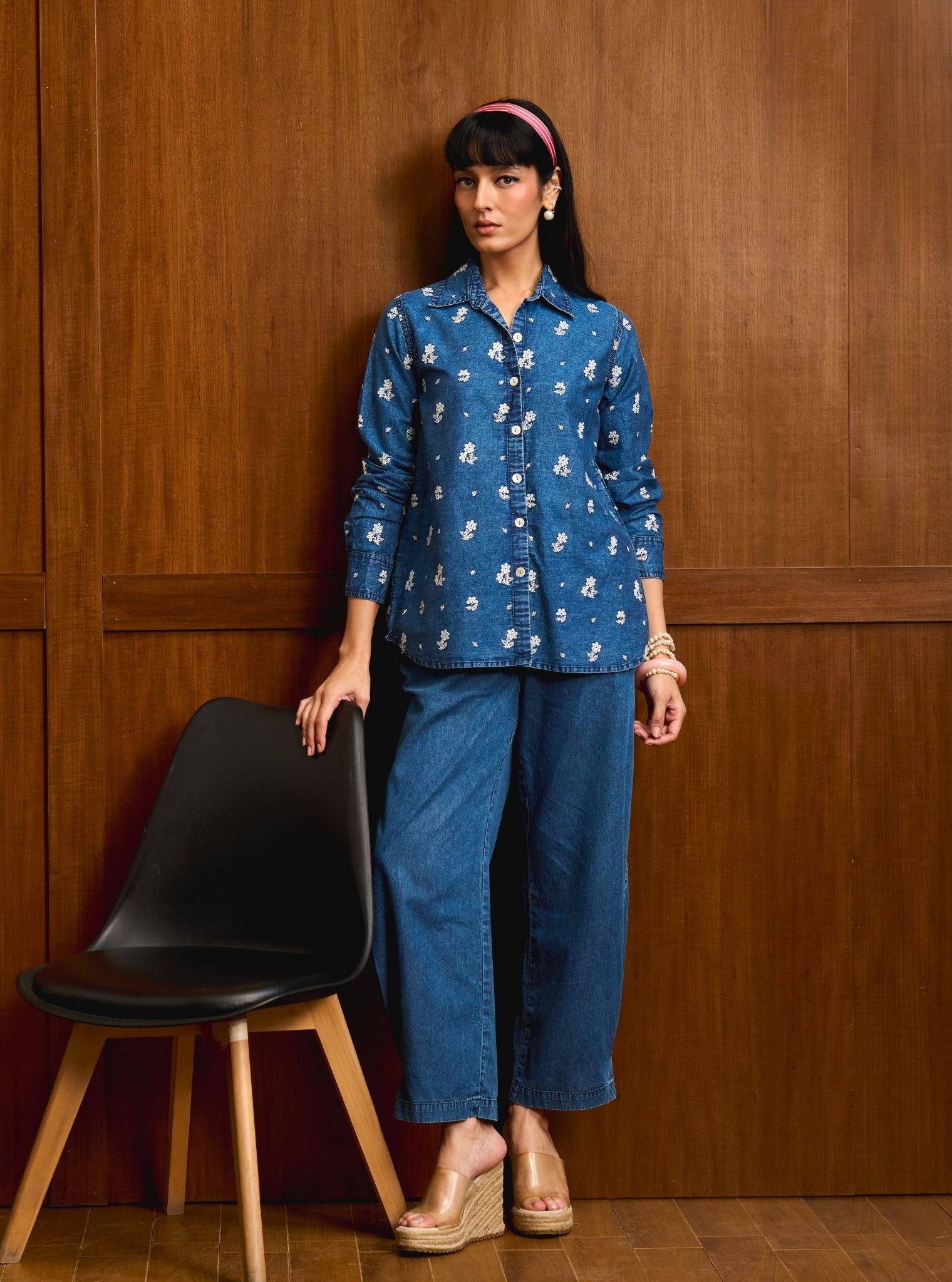 Vira Denim Mustard Shirt