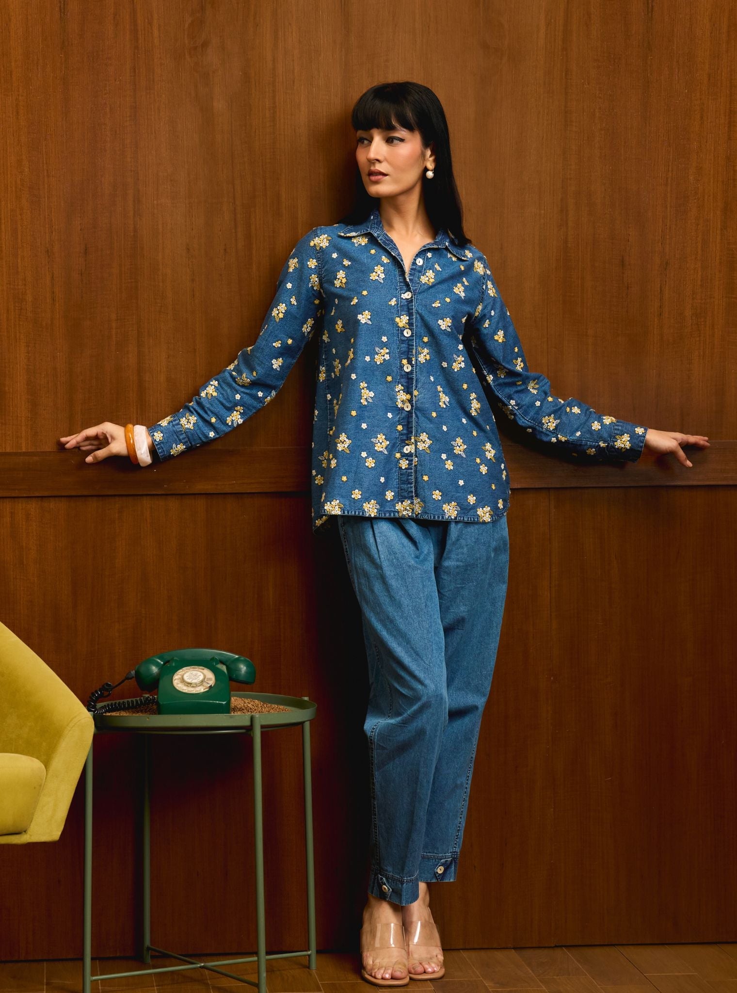 Vira Denim Mustard Shirt