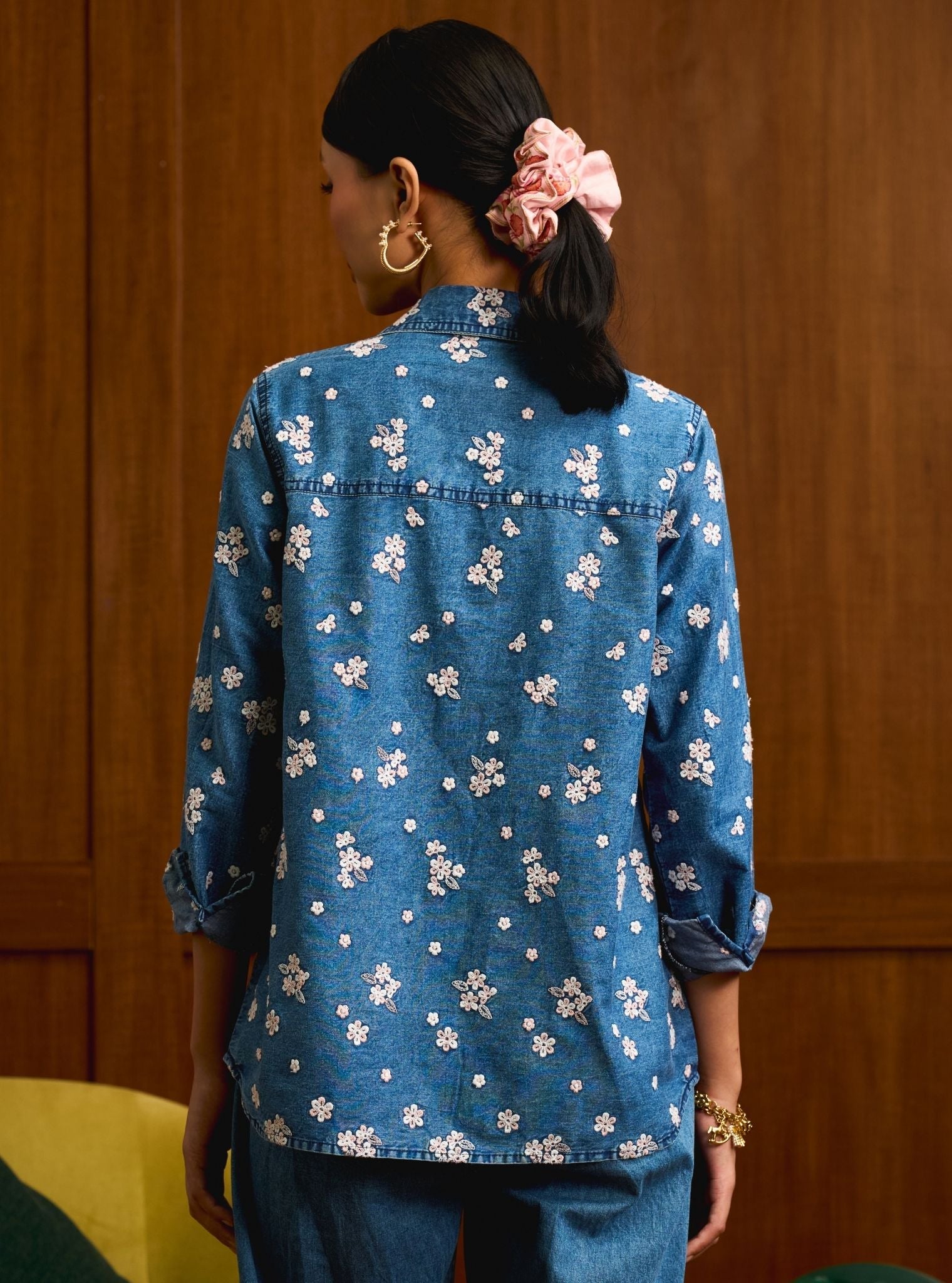 Vira Denim Pink Shirt