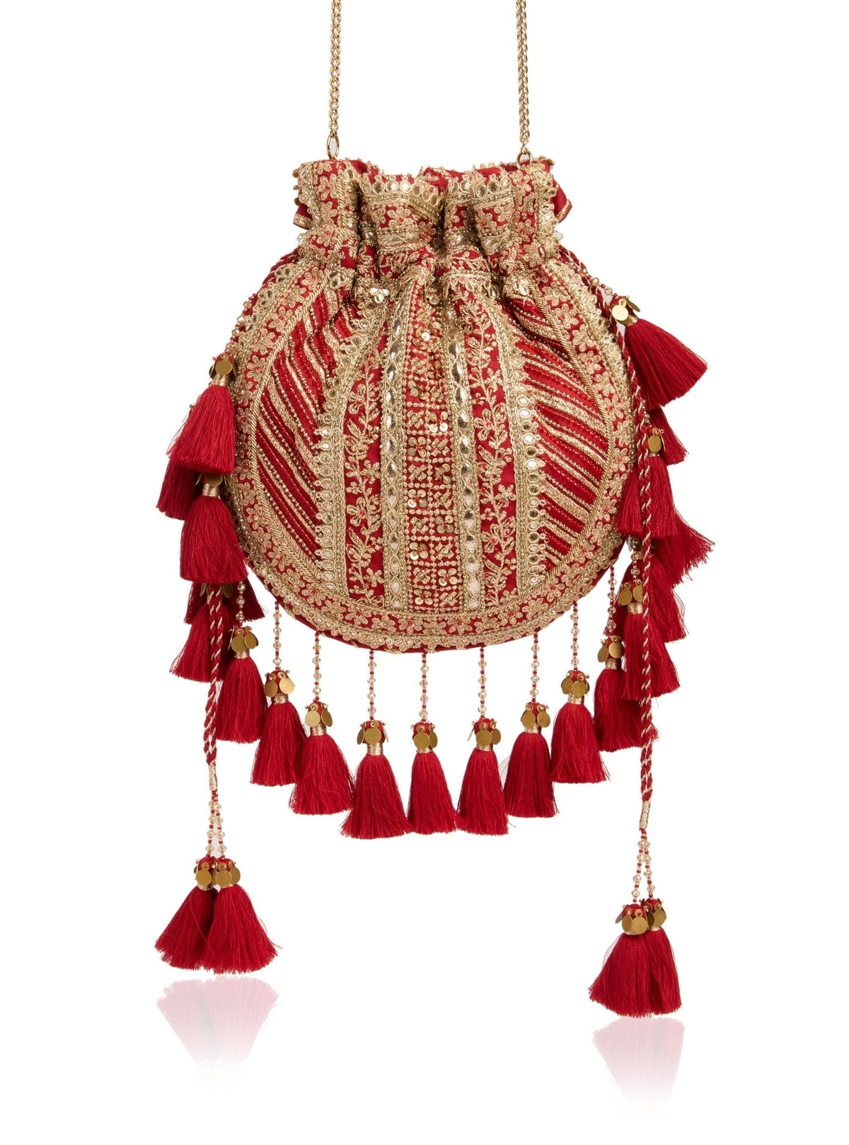 Redient Red Potli Bag
