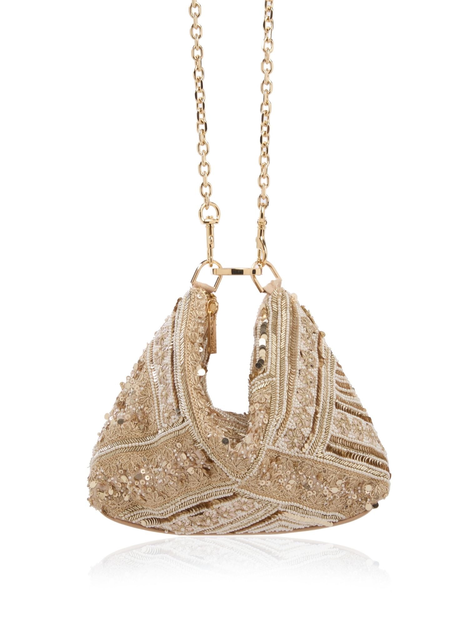 Mulmul Glow Gold Handbag