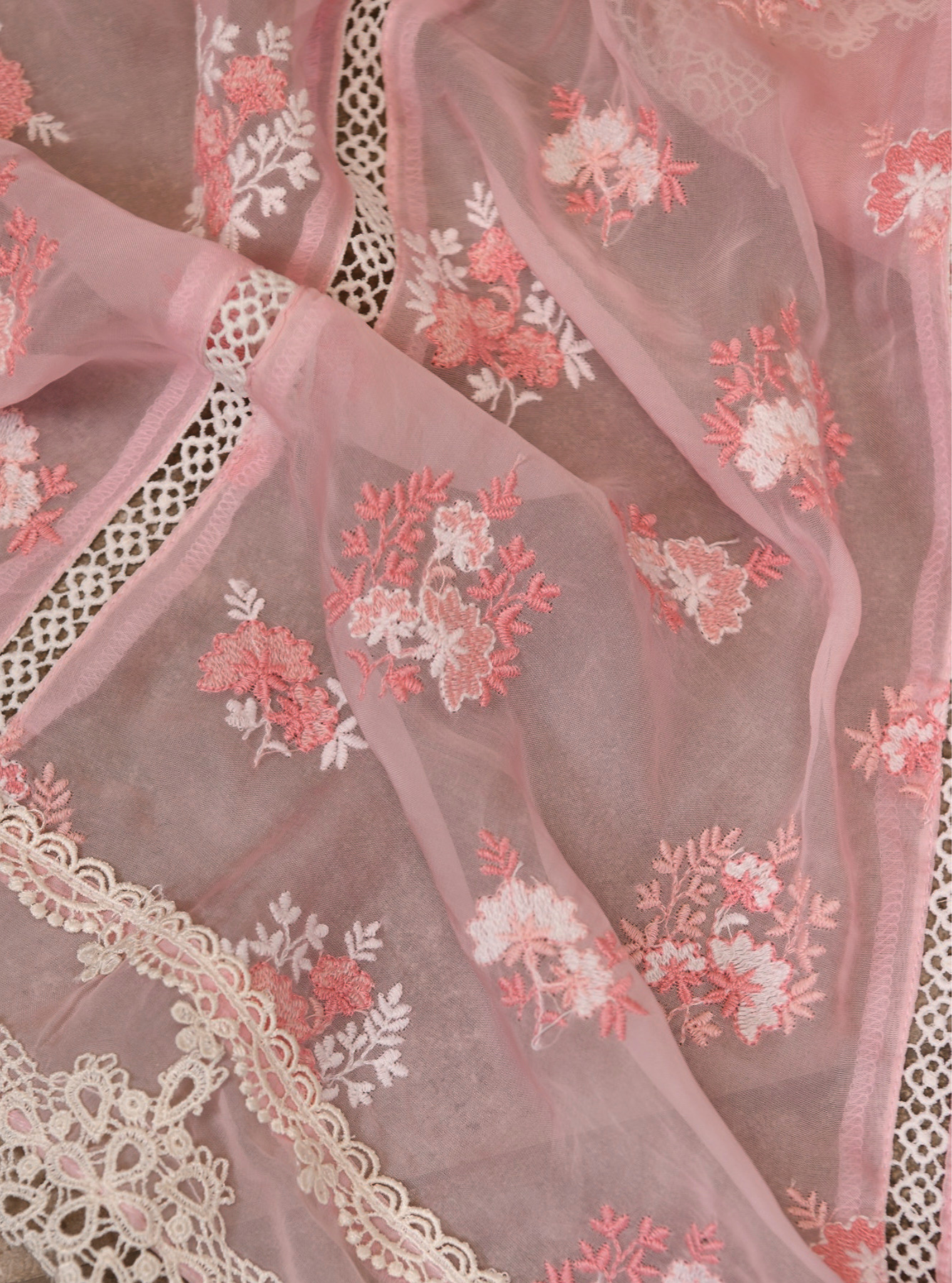 Mulmul Organza Stirling Anarkali Kurta