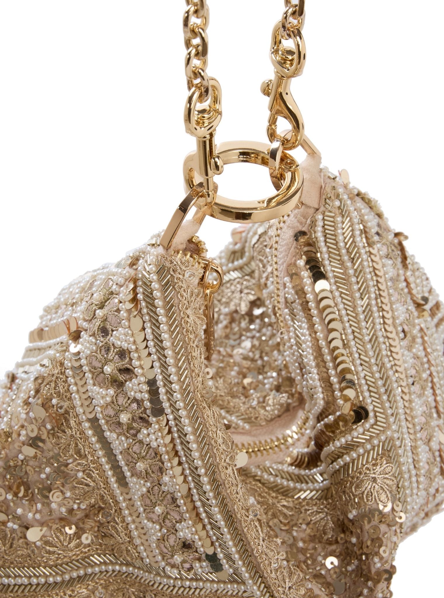 Mulmul Glow Gold Handbag