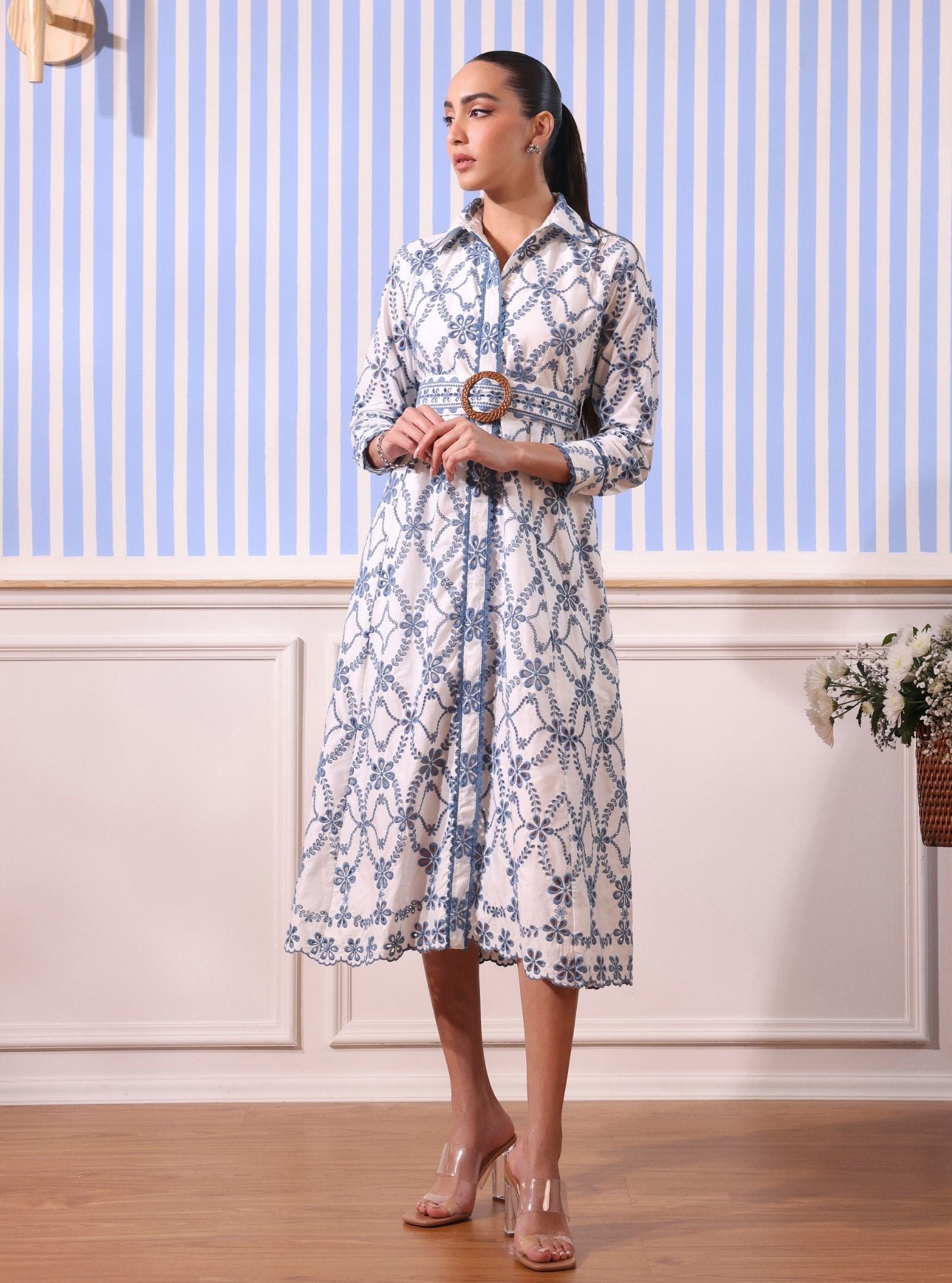 Mulmul Cotton Astrid White Dress