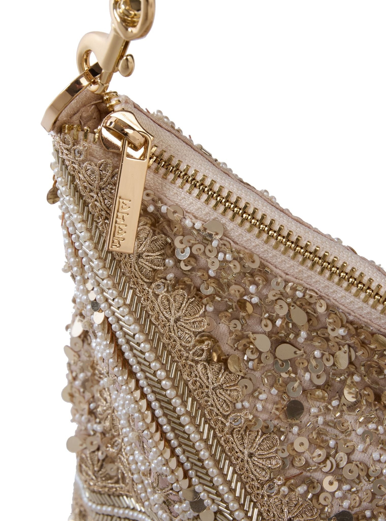 Mulmul Glow Gold Handbag