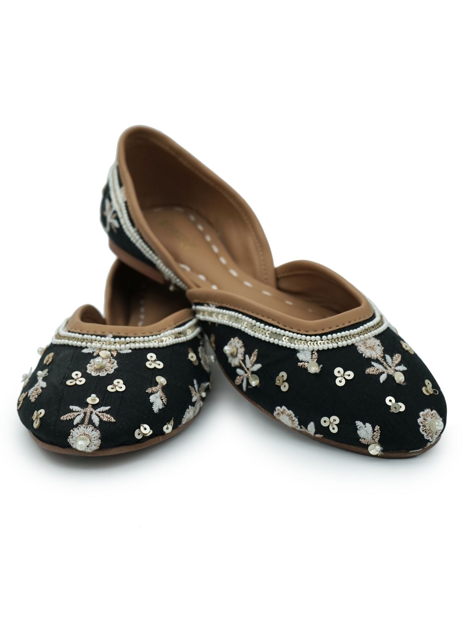 Mulmul Nadia Black Vegan Jutti