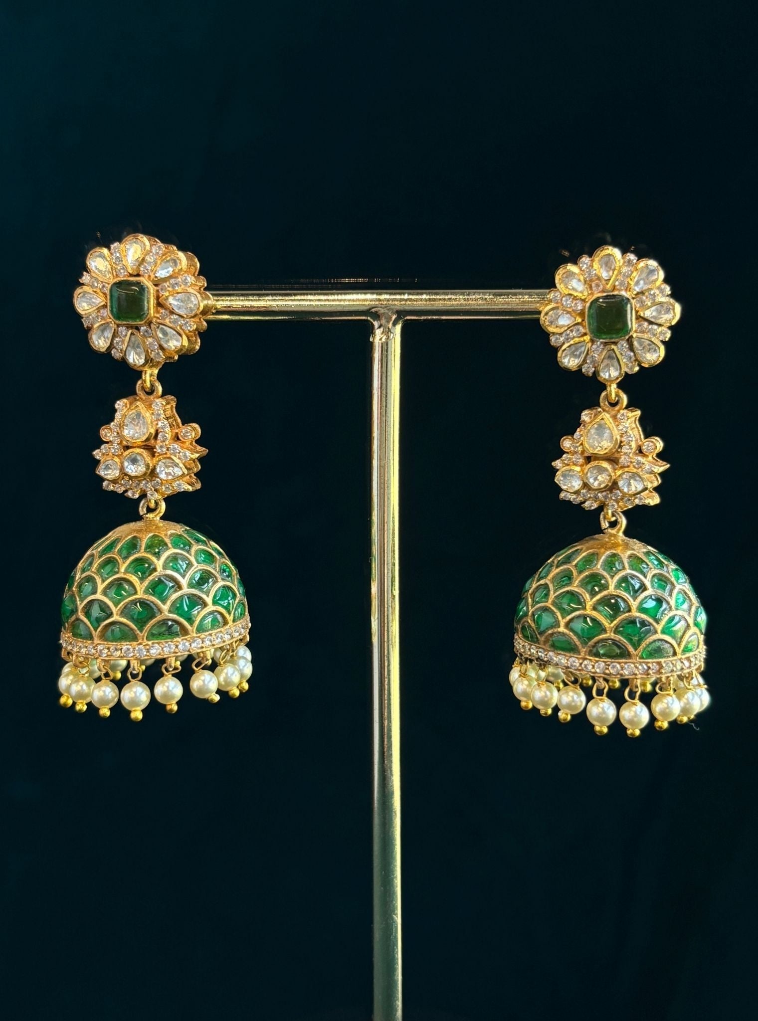 Pure Silver Charu Jhumki