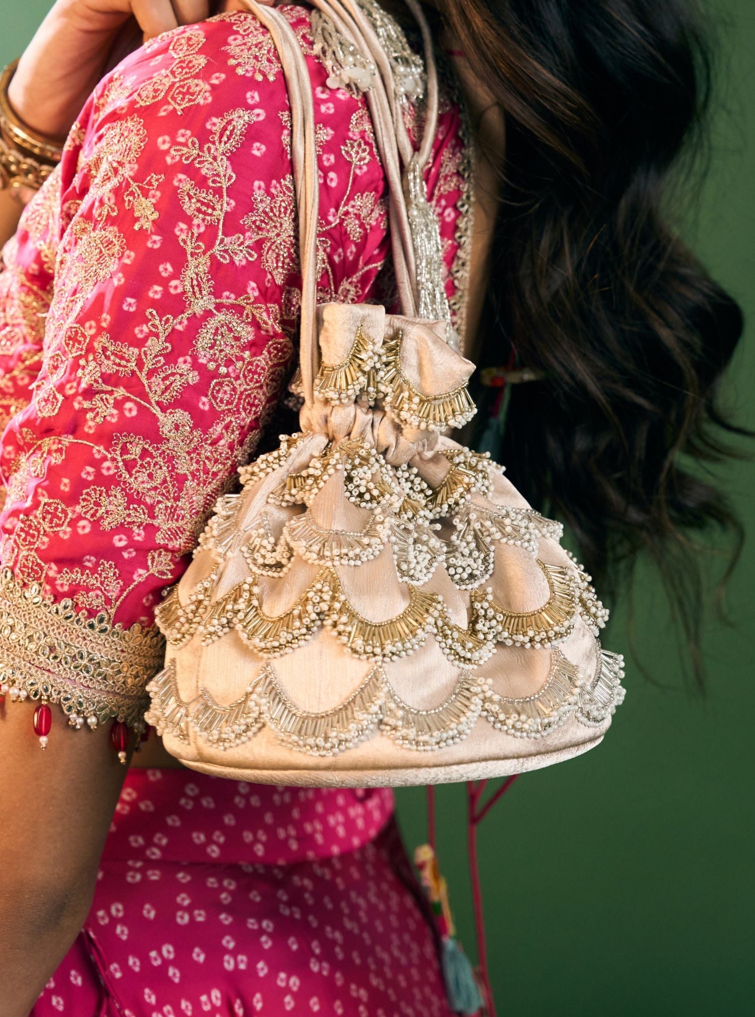 Ameera Gold Bag