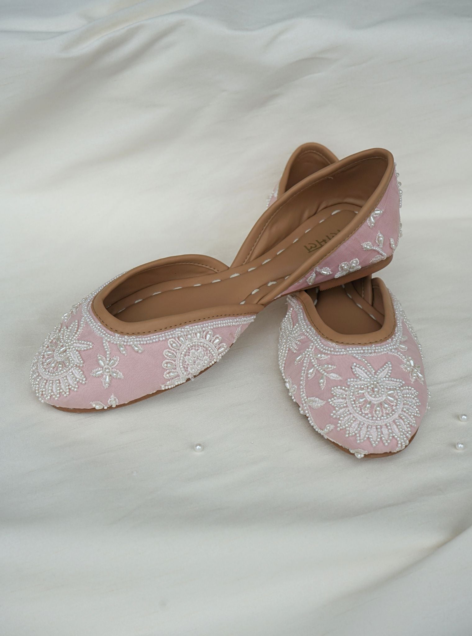 Mulmul Mira Light Pink Jutti