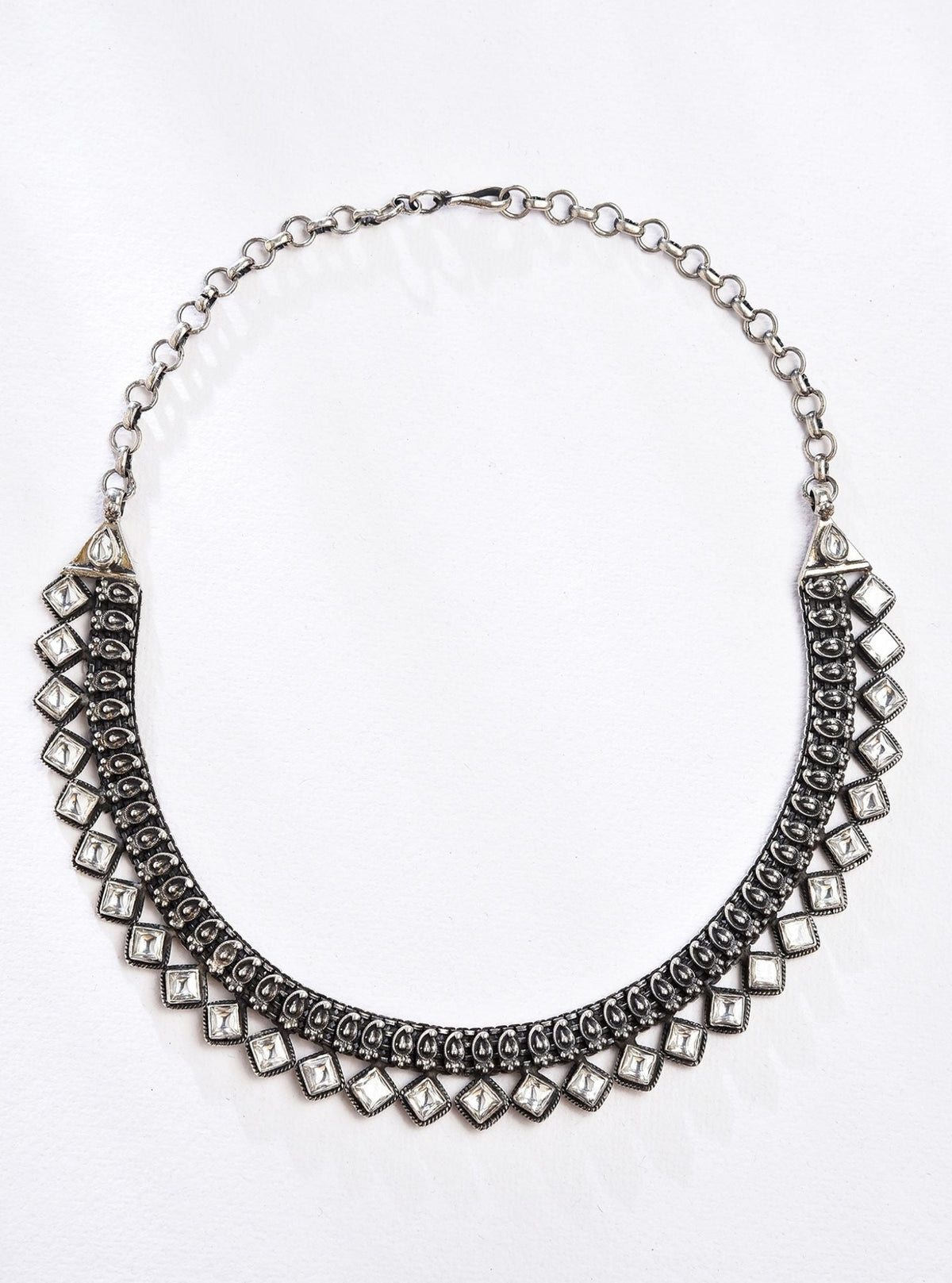 Pure Silver Poorna Necklace