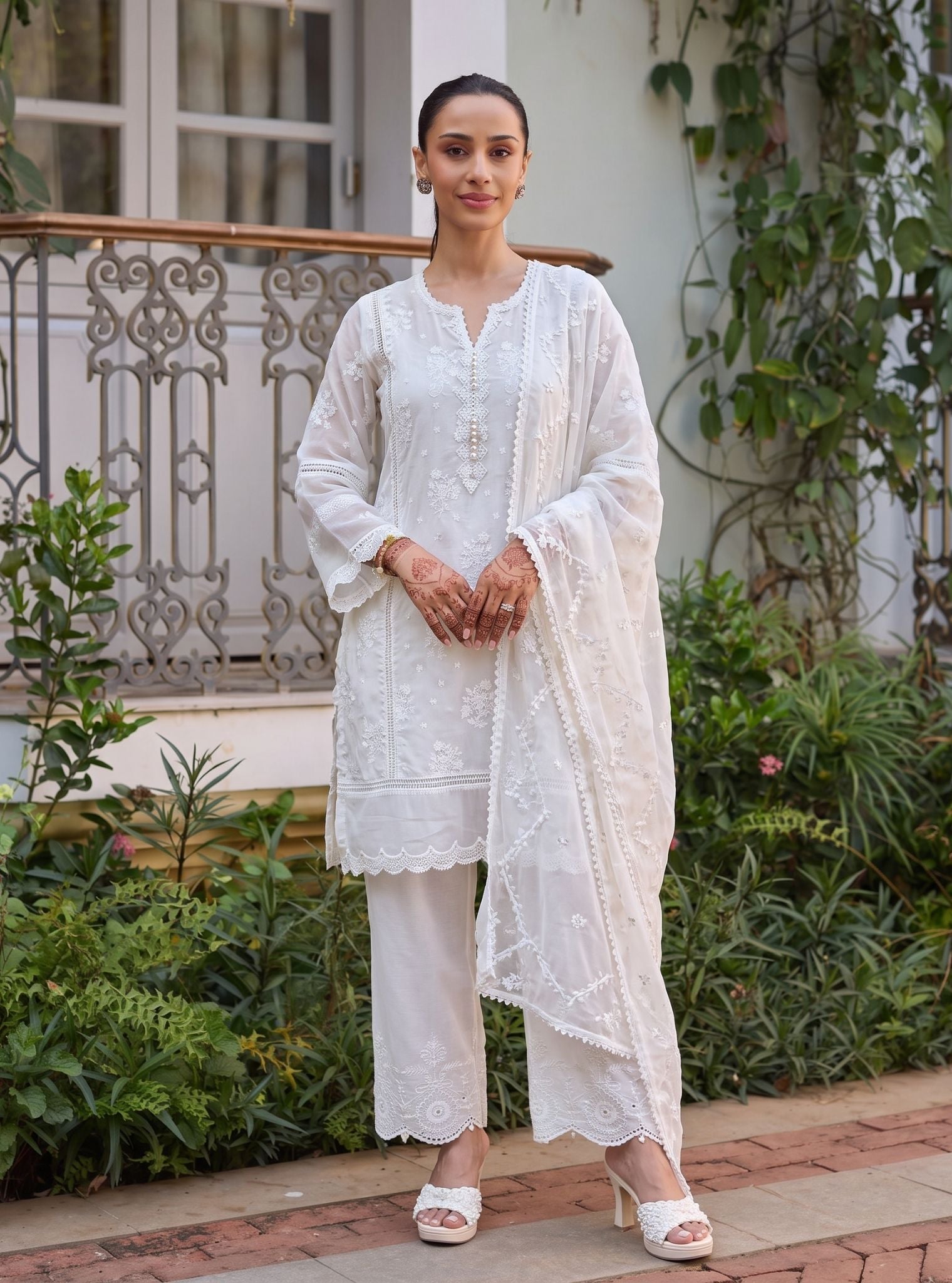 Emmie Supima Cotton Off White Kurta Set