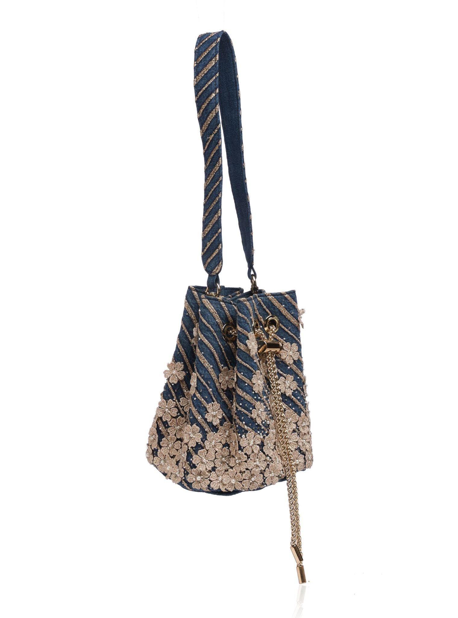 Uptown Girl Denim Potli Bag