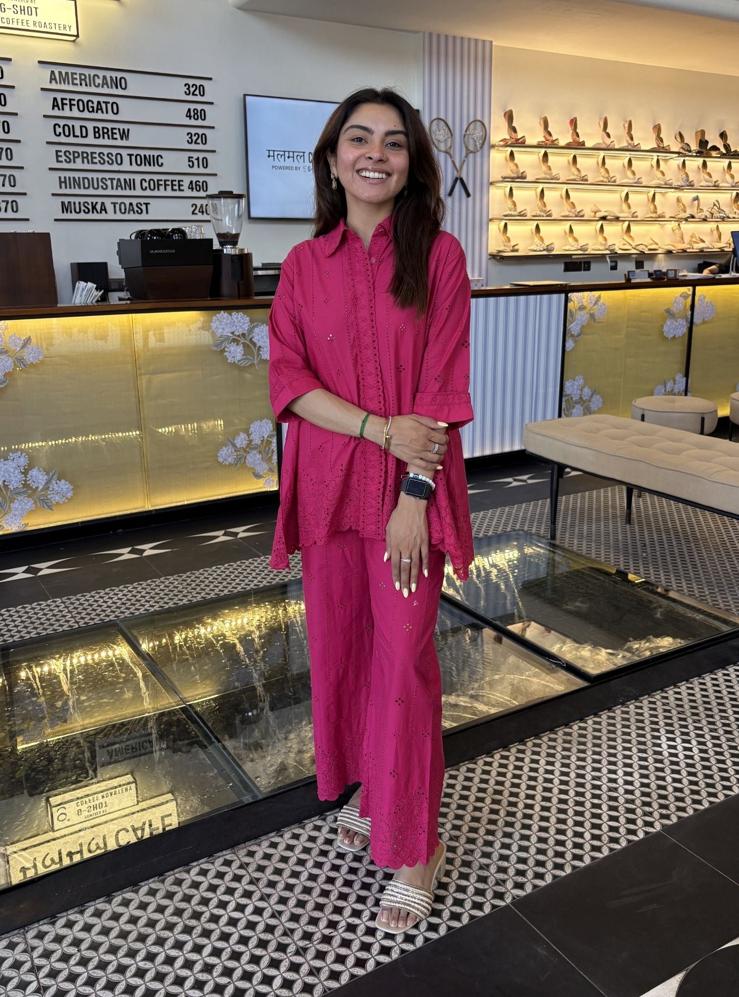 Tamara Supima Cotton Fuchsia Co-ord Set