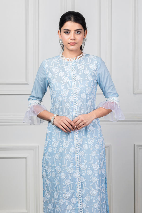 Mulmul Rose Kurta