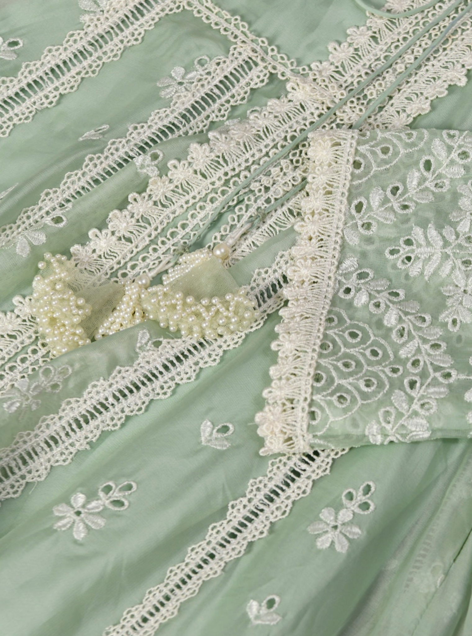 Mulmul Organza Sheffield Anarkali Kurta