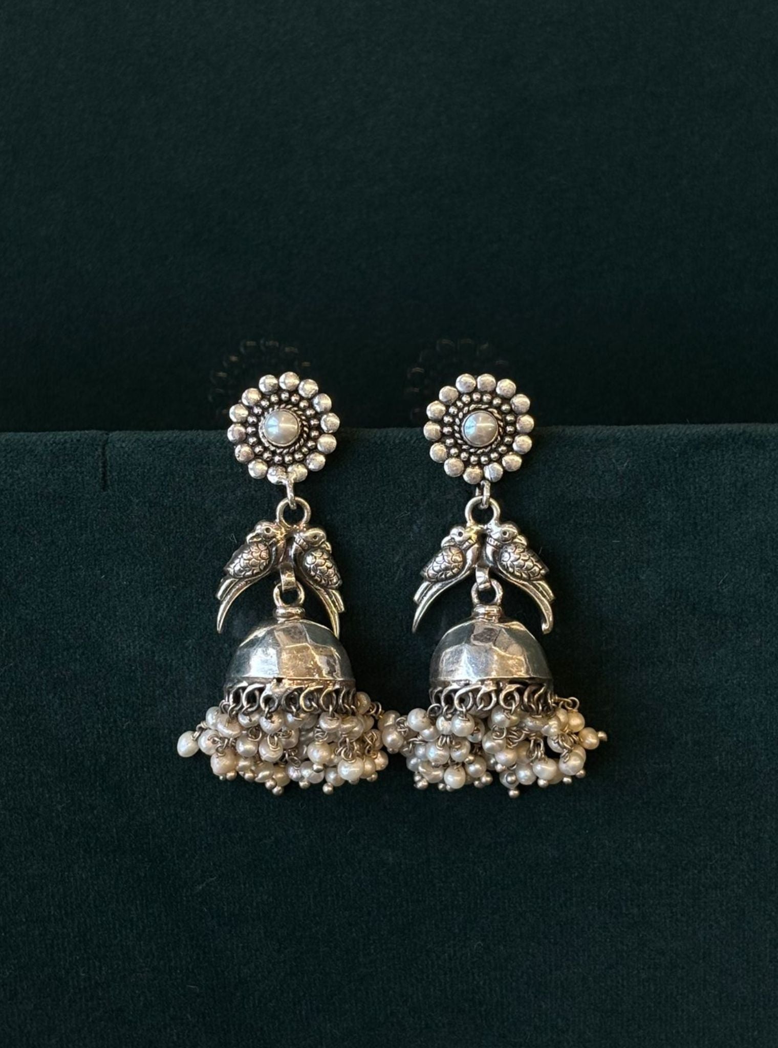 Pure Silver Tiraya Jhumki