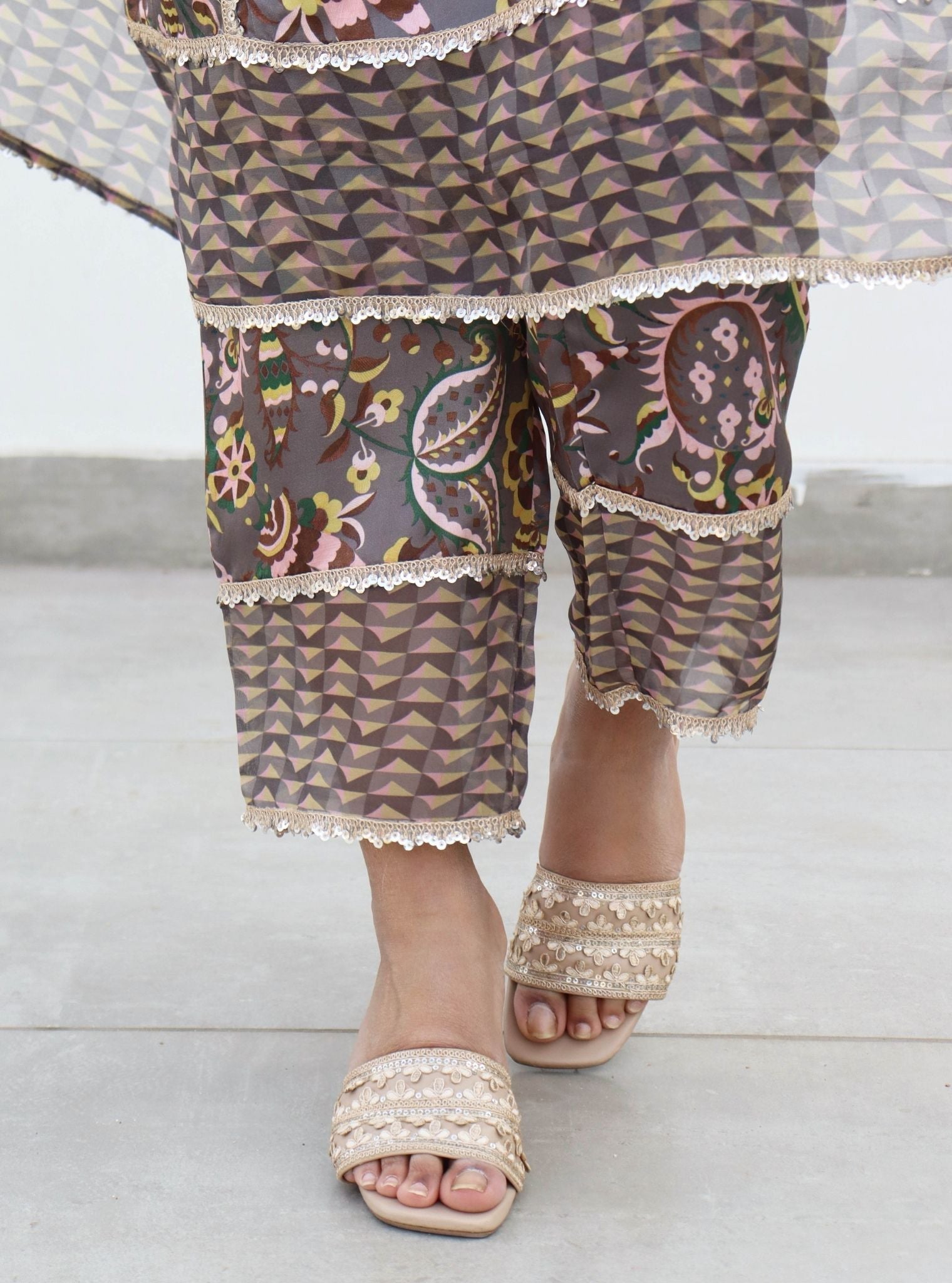 Mulmul Cupro Selah Grey Pant