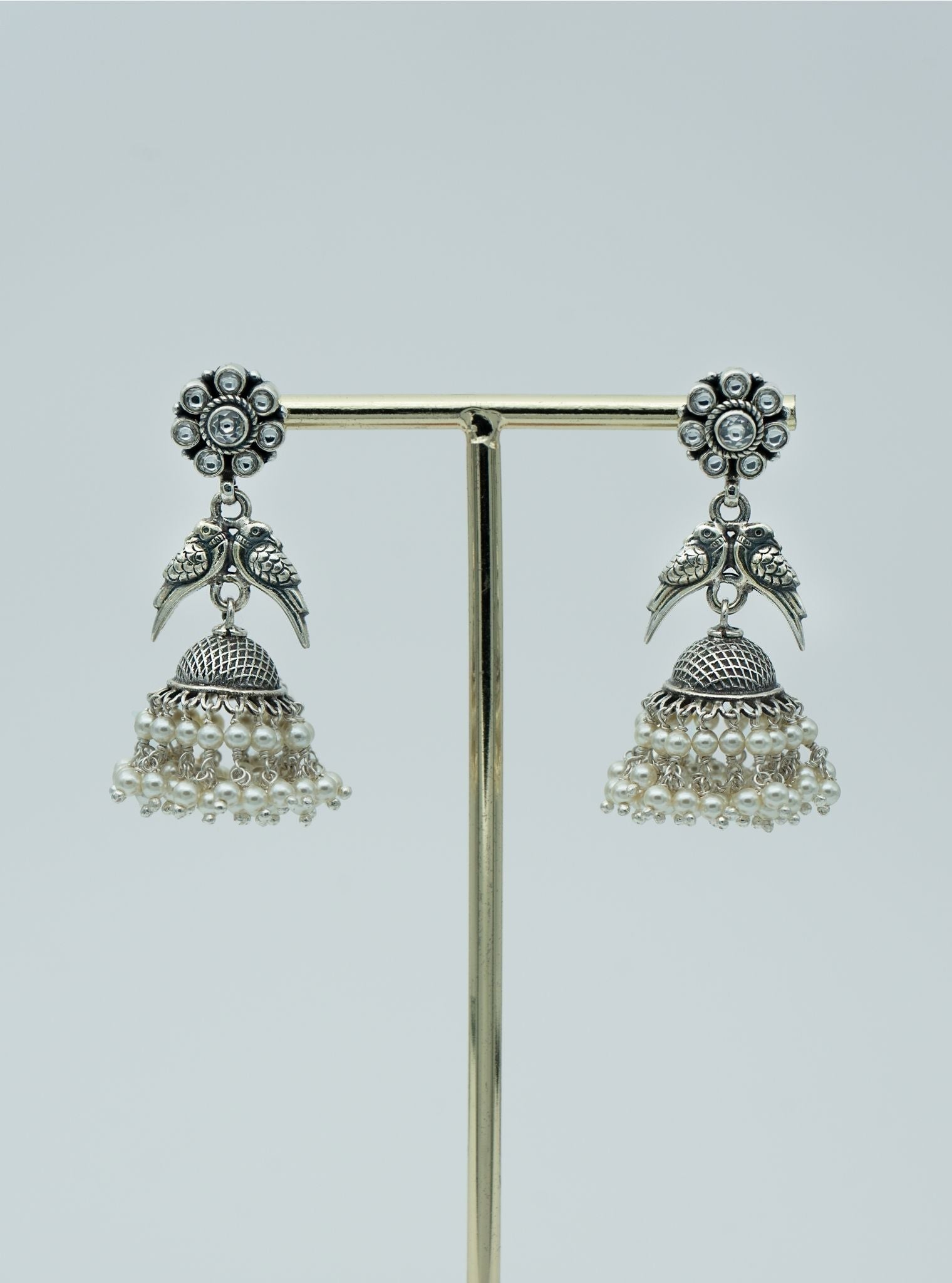 Pure Silver Chirag Jhumki