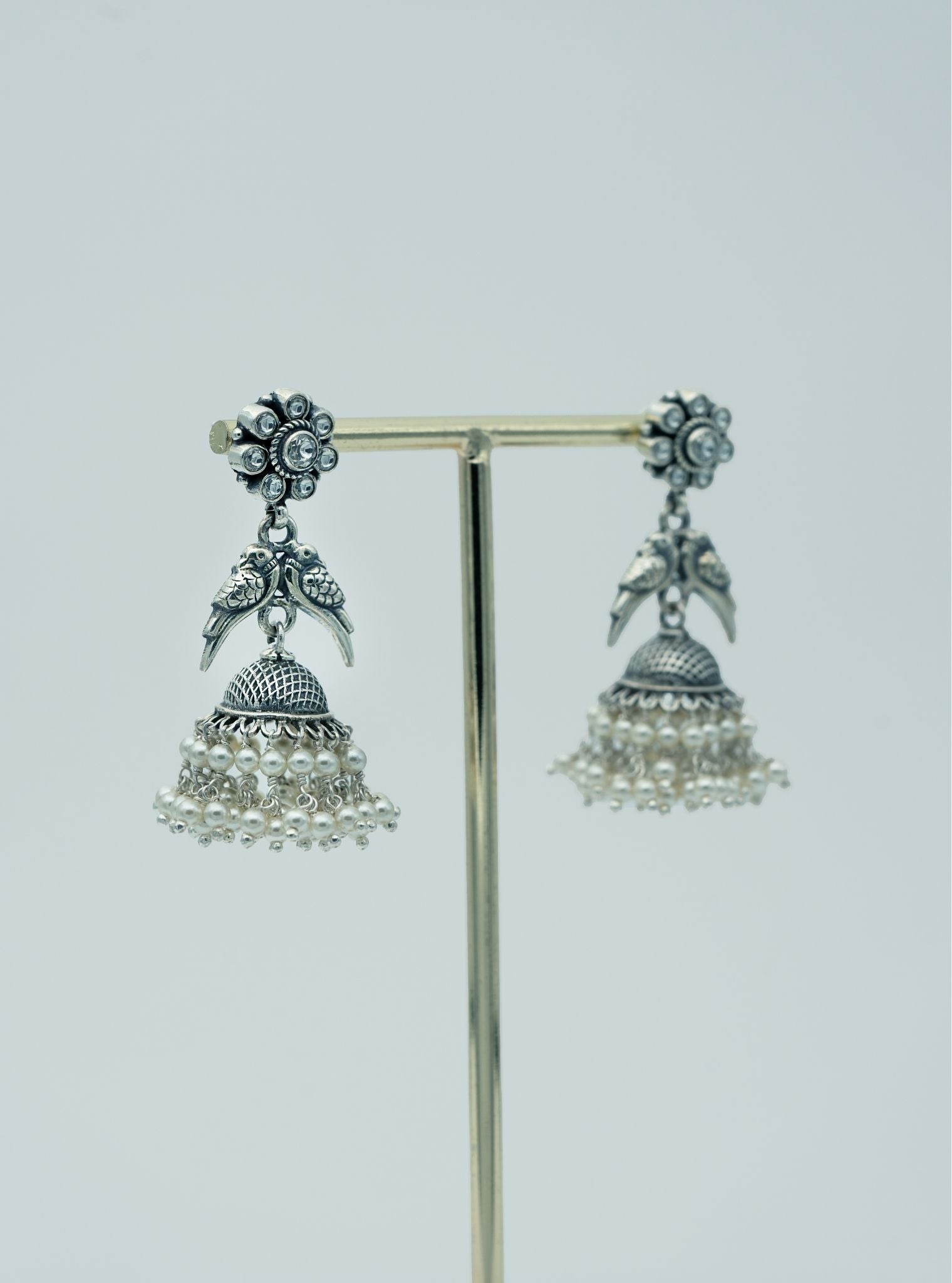 Pure Silver Chirag Jhumki