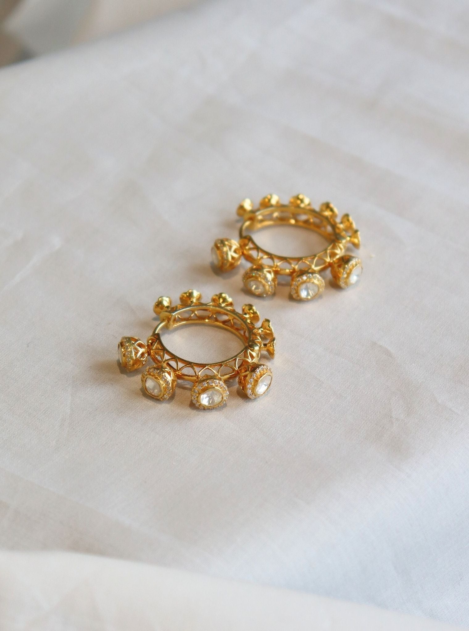 Pure Silver Sara Hoop Earrings