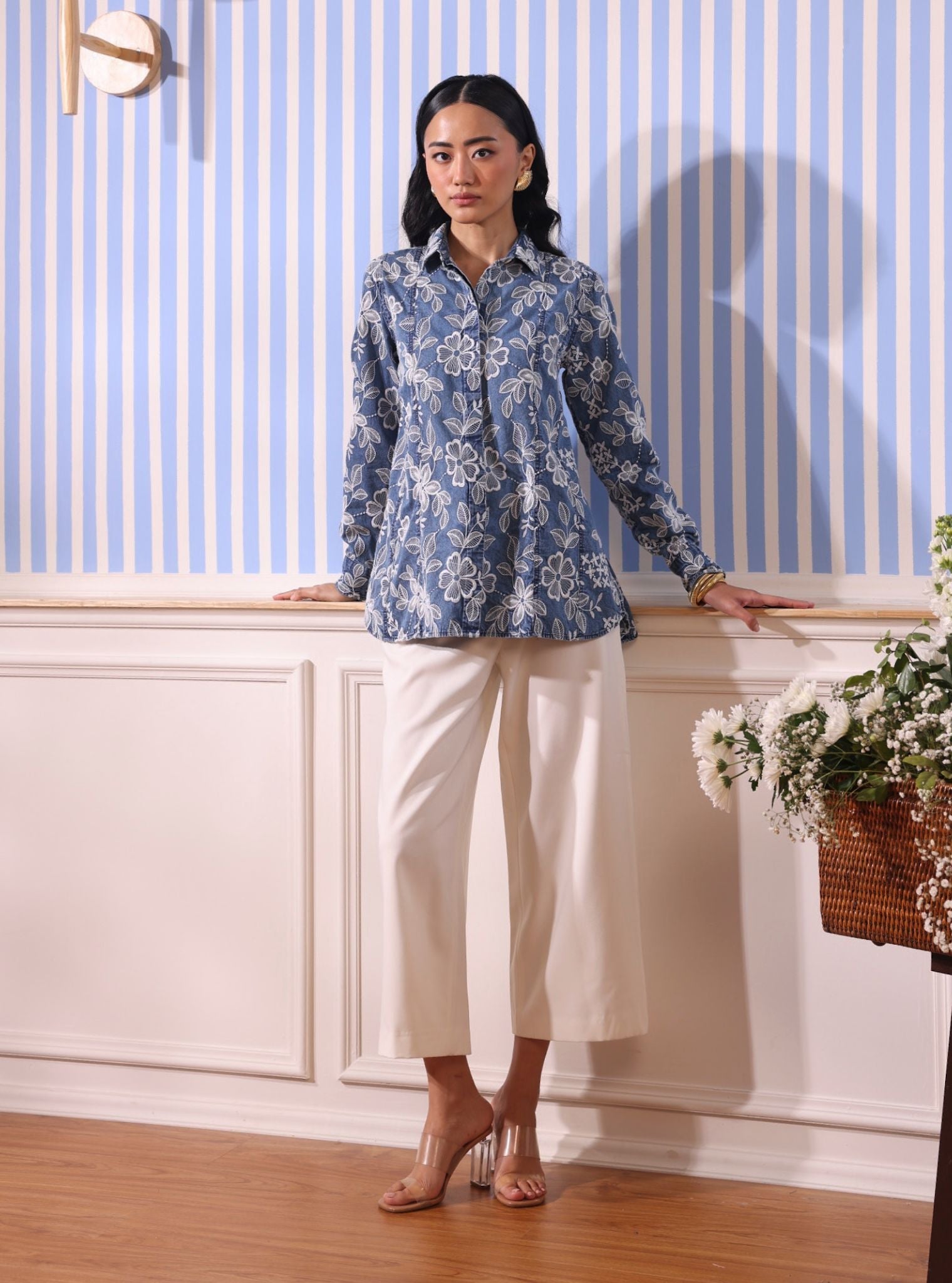 Mulmul Leon Denim Shirt