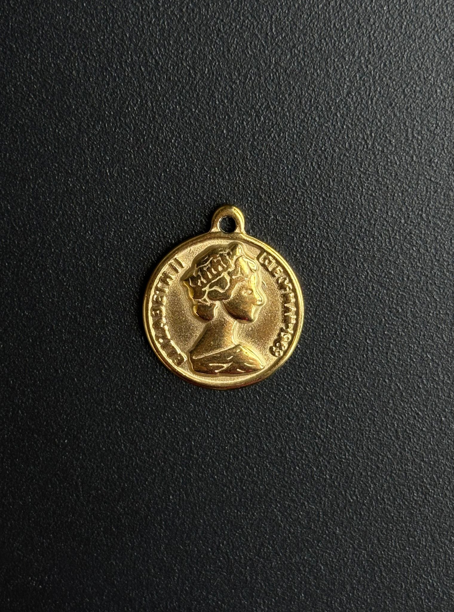 Queen Coin Charm