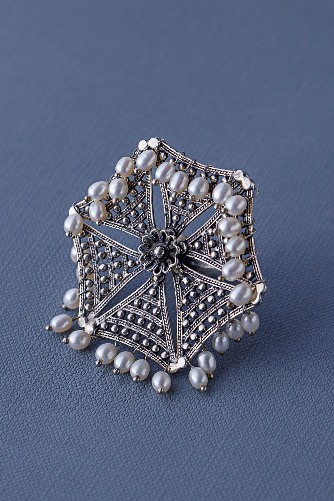 Pure Silver Alana Pearl Ring