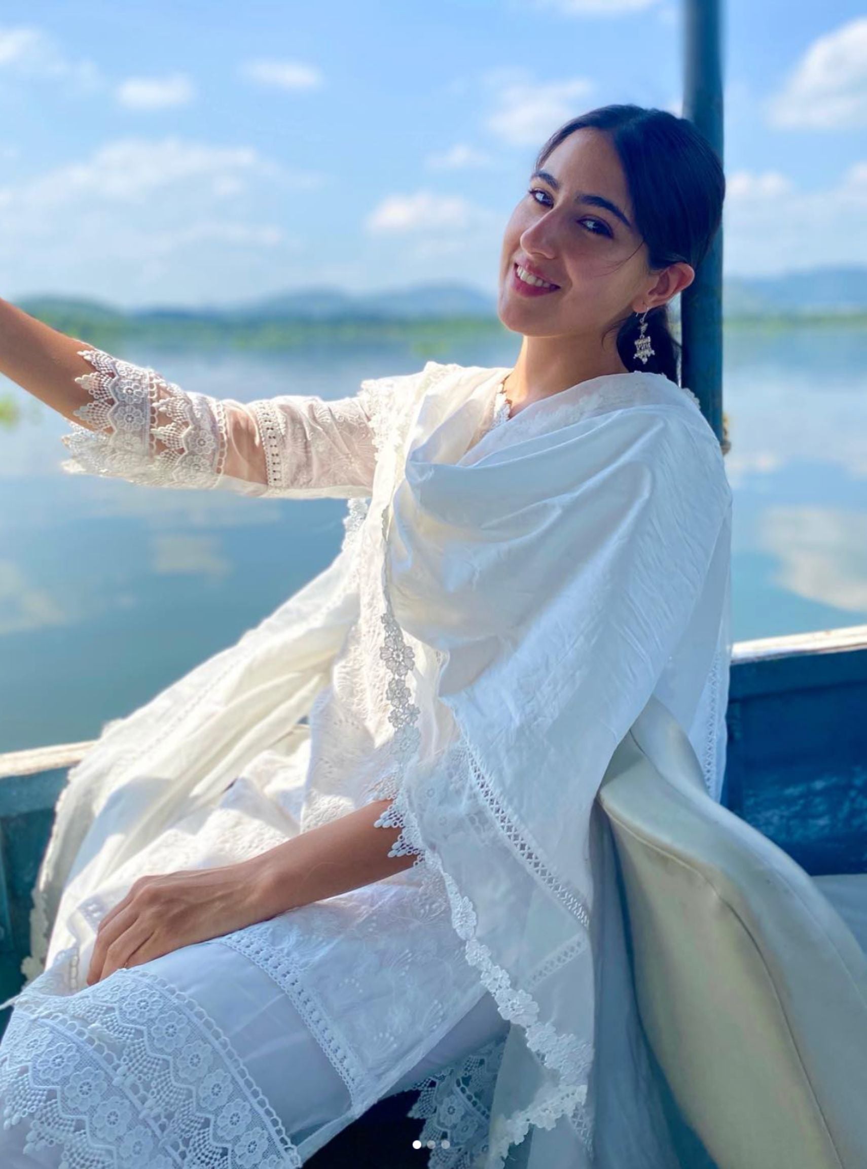 Ivy Supima Cotton White Kurta Set