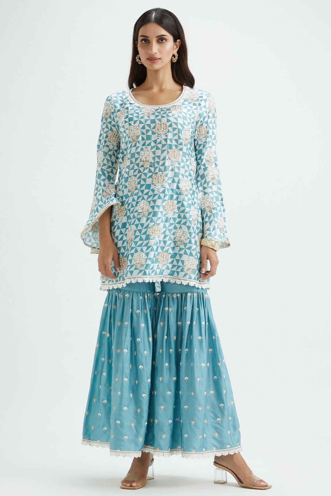 Camden Teal Kurta