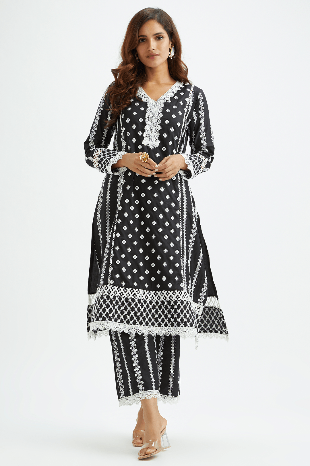 Daydream Pima Satin Kurta Set