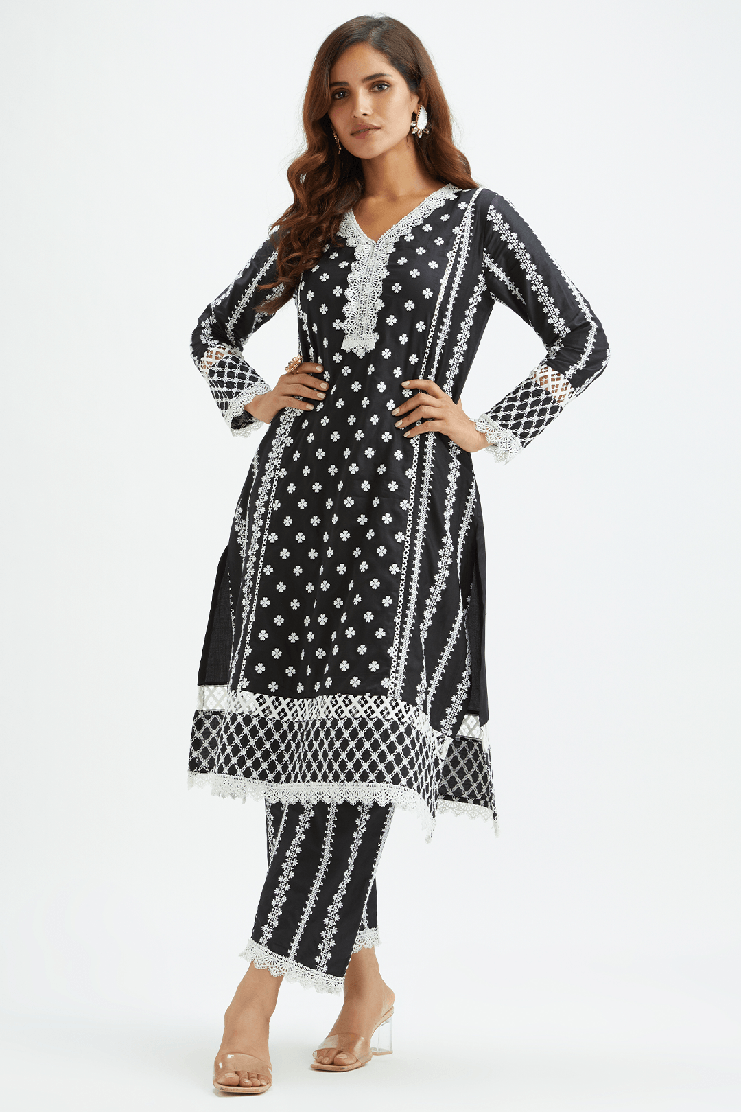 Daydream Pima Satin Kurta Set