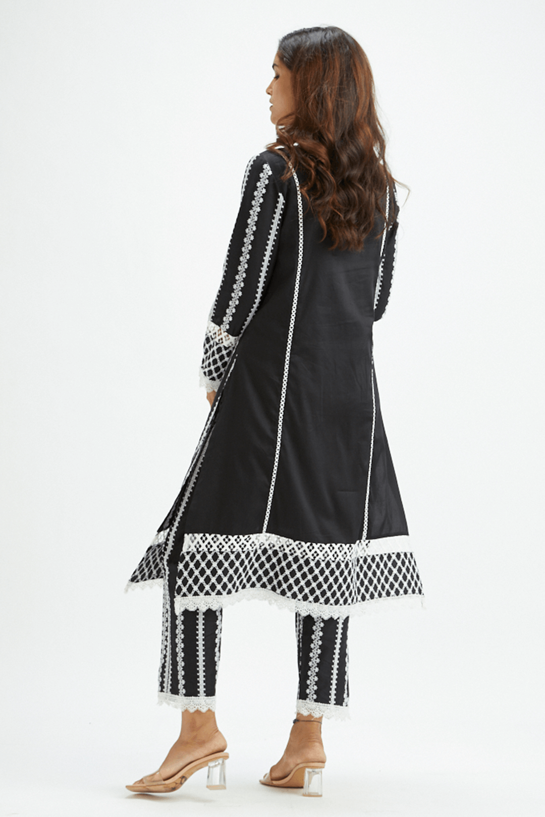 Daydream Pima Satin Kurta Set